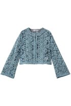 【ランバン オン ブルー/LANVIN en Bleu】のケミカルレースノーカラージャケット 人気、トレンドファッション・服の通販 founy(ファニー) ファッション Fashion レディースファッション Fashion for Women アウター Coat / Outerwear Collection レディースジャケット・軽アウター Jackets ノーカラージャケット / シンプル上品コーデ Collarless Jackets ケミカル Chemical, Chemical Wash ショート Short, Short Length ジャケット Jacket, Outerwear スリーブ Sleeve, Long Sleeve / Short Sleeve センター Center, Center Line フレア Flare, Flared マキシ Maxi, Full Length レース Lace, Lace Fabric エレガント 上品 Elegant thumbnail ブルー|ID: prp329100004849326 ipo3291000000035955510