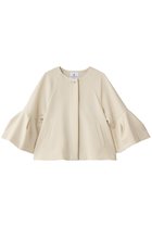 【ランバン オン ブルー/LANVIN en Bleu】のダブルクロスタックスリーブジャケット 人気、トレンドファッション・服の通販 founy(ファニー) ファッション Fashion レディースファッション Fashion for Women アウター Coat / Outerwear Collection レディースジャケット・軽アウター Jackets シルバー Silver, Metallic Silver ジャケット Jacket, Outerwear スリーブ Sleeve, Long Sleeve / Short Sleeve ダブル Double, Double-Breasted フィット Fit, Slim Fit モダン Modern, Contemporary thumbnail オフ|ID: prp329100004849329 ipo3291000000035955519