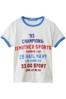 【マザー/MOTHER】の【LIL】THE GOODIE GOODIE RINGER SPORTS ロゴTシャツ (CPI) 人気、トレンドファッション・服の通販 founy(ファニー) ファッション Fashion レディースファッション Fashion for Women トップス・カットソー Cut & Sew Tops シャツ・ブラウス・オフィスカジュアル Elegant Blouses & Button-Ups ロングTシャツ・Tシャツ Longline T-Shirts & Tees カットソー・ベーシックTシャツ Cut-and-Sewn Tops / Stretch Tees & Basics 2026年 2026 おすすめ Recommended / Our Picks ショート Short, Short Length スリーブ Sleeve, Long Sleeve / Short Sleeve デニム Denim, Jeans Material フレア Flare, Flared 夏 Summer 春 Spring S/S・春夏 SS, Spring/Summer, Warm Season |ID:prp329100004849334
