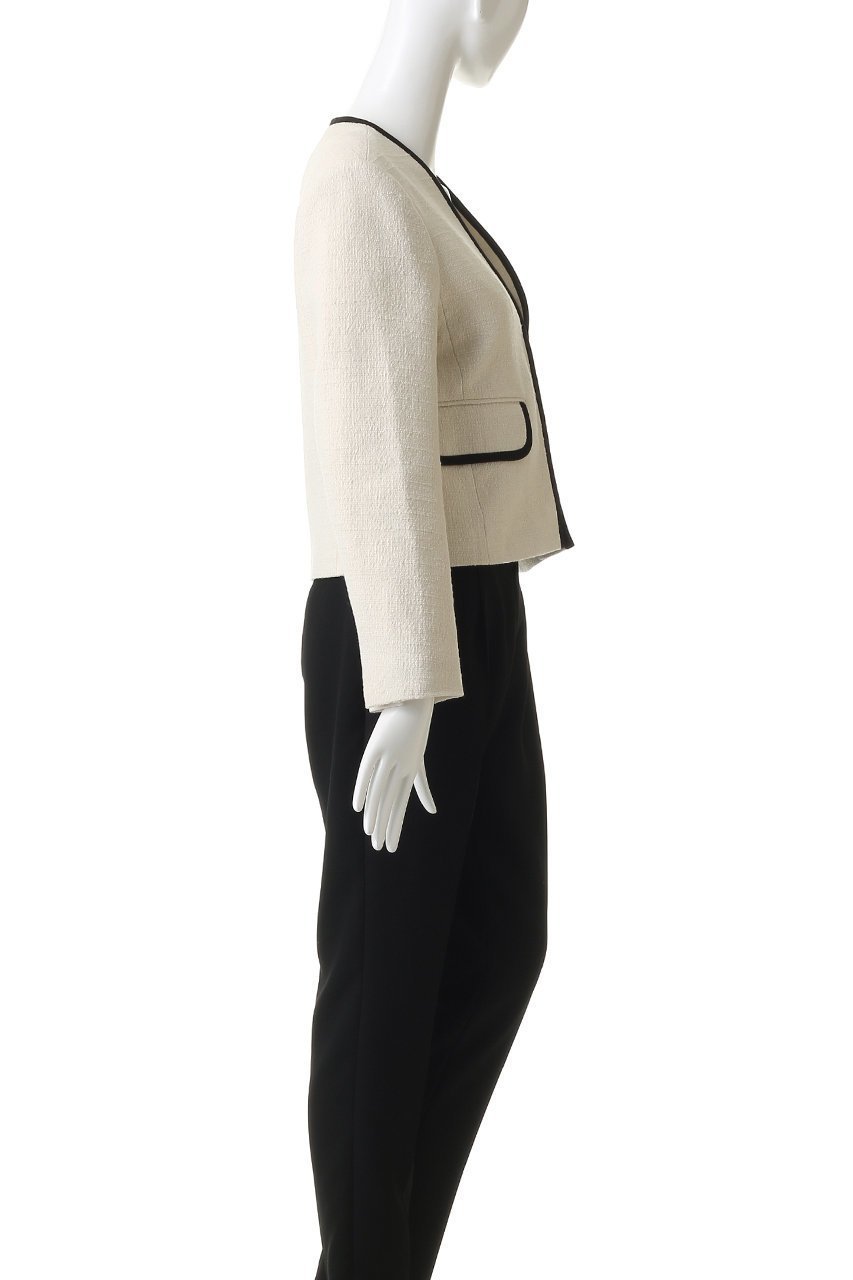 【デザイン ワークス/DESIGN WORKS】のロービングドビーショートパイピングジャケット 人気、トレンドファッション・服の通販 founy(ファニー) ファッション Fashion レディースファッション Fashion for Women アウター Coat / Outerwear Collection レディースジャケット・軽アウター Jackets 2026年 2026 ウォーム Warm Fabric ショート Short, Short Length ジャケット Jacket, Outerwear セットアップ Set-Up, Coordinated Outfit ツイード Twill, Twill Weave バランス Balance, Style Balance パイピング Piping, Trim Design ベスト Vest, Waistcoat ボトム Bottoms, Lower Wear モダン Modern, Contemporary 夏 Summer 春 Spring S/S・春夏 SS, Spring/Summer, Warm Season other-3|ID: prp329100004849340 ipo3291000000035476249