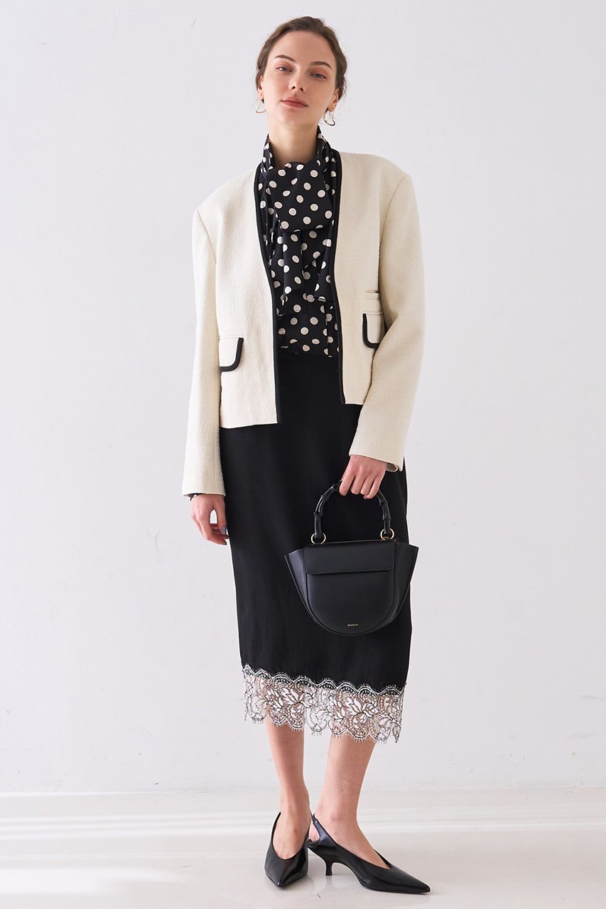 【デザイン ワークス/DESIGN WORKS】のロービングドビーショートパイピングジャケット 人気、トレンドファッション・服の通販 founy(ファニー) ファッション Fashion レディースファッション Fashion for Women アウター Coat / Outerwear Collection レディースジャケット・軽アウター Jackets 2026年 2026 ウォーム Warm Fabric ショート Short, Short Length ジャケット Jacket, Outerwear セットアップ Set-Up, Coordinated Outfit ツイード Twill, Twill Weave バランス Balance, Style Balance パイピング Piping, Trim Design ベスト Vest, Waistcoat ボトム Bottoms, Lower Wear モダン Modern, Contemporary 夏 Summer 春 Spring S/S・春夏 SS, Spring/Summer, Warm Season other-8|ID: prp329100004849340 ipo3291000000035476259