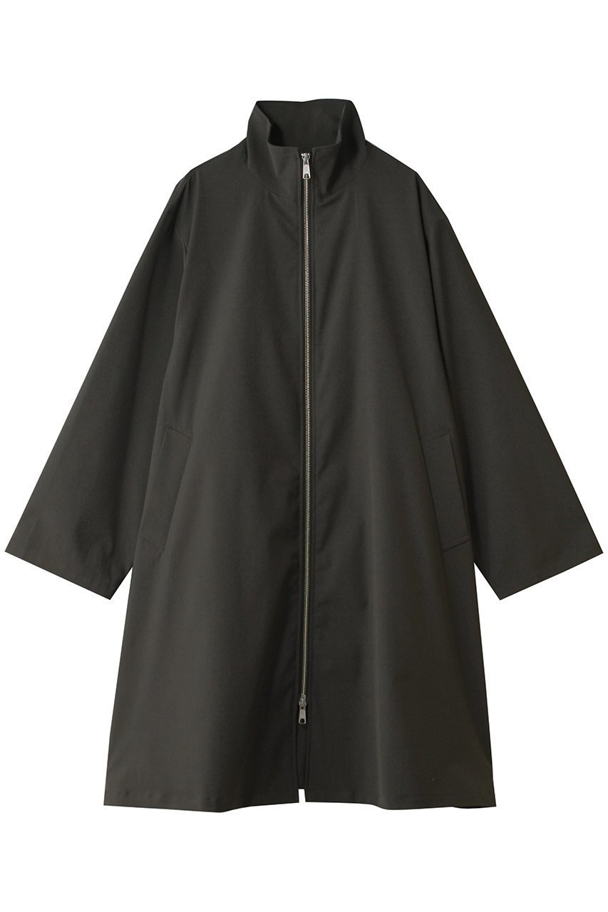 【ミズイロ インド/mizuiro ind】のhigh neck zip CT コート インテリア・キッズ・メンズ・レディースファッション・服の通販 founy(ファニー) 　ファッション　Fashion　レディースファッション　Fashion for Women　アウター　Coat / Outerwear Collection　コート・ロングコート・ピーコート　Long Coats, Peacoats & More　2026年　2026　ストレート　Straight, Straight Cut　スラックス　Slacks, Dress Pants　デニム　Denim, Jeans Material　ハイネック　High Neck, Mock Neck　ロング　Long, Long-Length　夏　Summer　春　Spring　S/S・春夏　SS, Spring/Summer, Warm Season　c.gray|ID: prp329100004849345 ipo3291000000035476309
