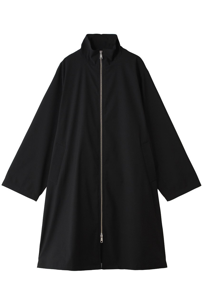 【ミズイロ インド/mizuiro ind】のhigh neck zip CT コート インテリア・キッズ・メンズ・レディースファッション・服の通販 founy(ファニー) 　ファッション　Fashion　レディースファッション　Fashion for Women　アウター　Coat / Outerwear Collection　コート・ロングコート・ピーコート　Long Coats, Peacoats & More　2026年　2026　ストレート　Straight, Straight Cut　スラックス　Slacks, Dress Pants　デニム　Denim, Jeans Material　ハイネック　High Neck, Mock Neck　ロング　Long, Long-Length　夏　Summer　春　Spring　S/S・春夏　SS, Spring/Summer, Warm Season　black|ID: prp329100004849345 ipo3291000000035476311