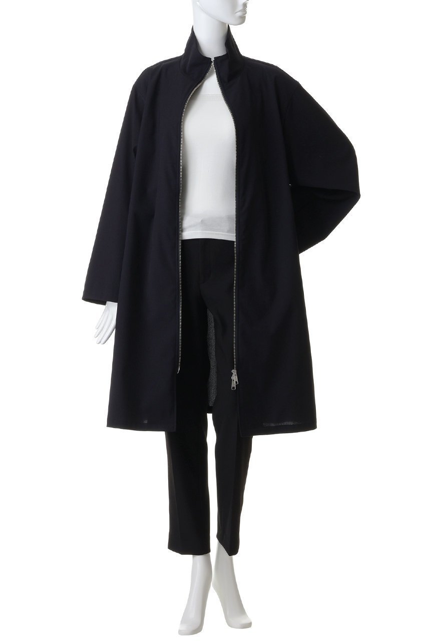 【ミズイロ インド/mizuiro ind】のhigh neck zip CT コート 人気、トレンドファッション・服の通販 founy(ファニー) 　ファッション　Fashion　レディースファッション　Fashion for Women　アウター　Coat / Outerwear Collection　コート・ロングコート・ピーコート　Long Coats, Peacoats & More　2026年　2026　ストレート　Straight, Straight Cut　スラックス　Slacks, Dress Pants　デニム　Denim, Jeans Material　ハイネック　High Neck, Mock Neck　ロング　Long, Long-Length　夏　Summer　春　Spring　S/S・春夏　SS, Spring/Summer, Warm Season　other-7|ID: prp329100004849345 ipo3291000000035476327