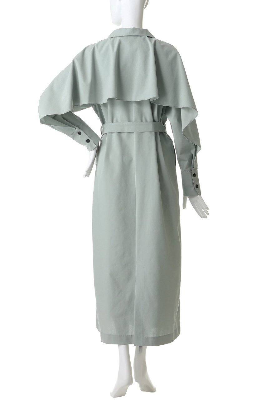 【マノフ/MANOF】のBACK LAYER ONE PIECEワンピース 人気、トレンドファッション・服の通販 founy(ファニー) 　ファッション　Fashion　レディースファッション　Fashion for Women　ワンピース　Dresses　チュニック　Tunic Tops & Dresses　カフス　Cuff Design　チュニック　Tunic, Long Top　フリル　Frill, Ruffle　ボックス　Boxy, Box Shape　ロング　Long, Long-Length　エレガント 上品　Elegant　other-4|ID: prp329100004849533 ipo3291000000036102454