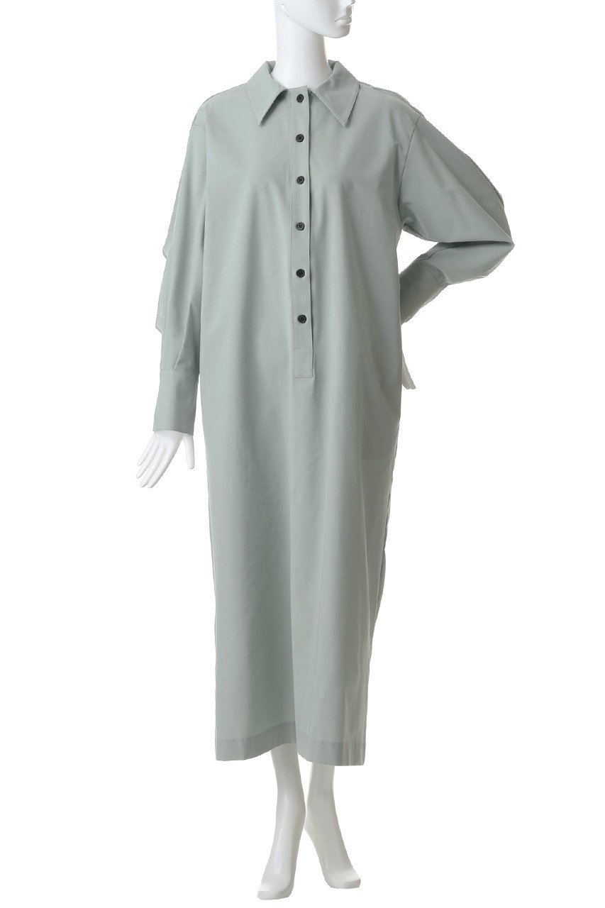 【マノフ/MANOF】のBACK LAYER ONE PIECEワンピース 人気、トレンドファッション・服の通販 founy(ファニー) 　ファッション　Fashion　レディースファッション　Fashion for Women　ワンピース　Dresses　チュニック　Tunic Tops & Dresses　カフス　Cuff Design　チュニック　Tunic, Long Top　フリル　Frill, Ruffle　ボックス　Boxy, Box Shape　ロング　Long, Long-Length　エレガント 上品　Elegant　other-6|ID: prp329100004849533 ipo3291000000036102456