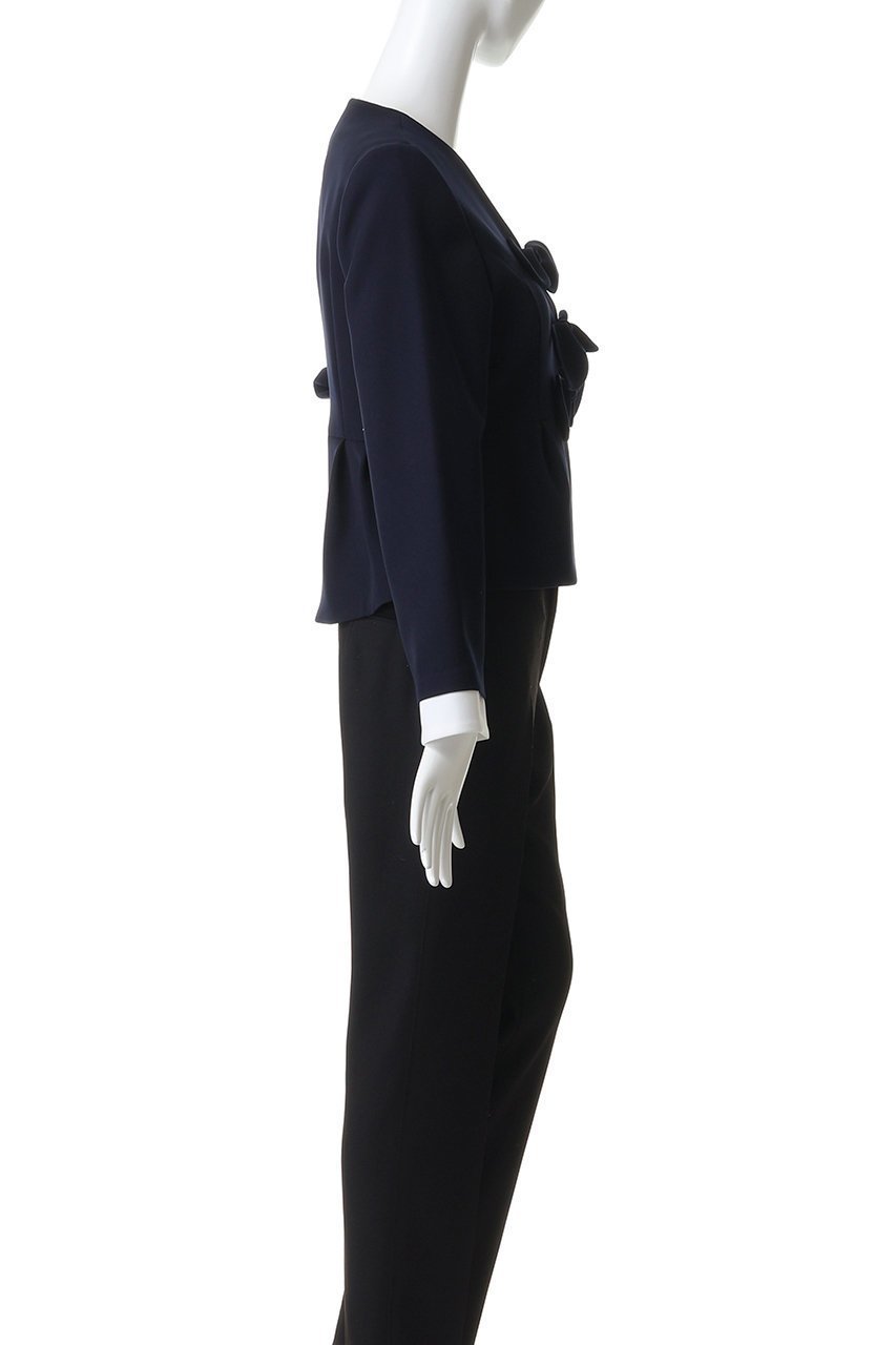 【アミカ/AMICA】のリボンツイルジャケット 人気、トレンドファッション・服の通販 founy(ファニー) 　ファッション　Fashion　レディースファッション　Fashion for Women　アウター　Coat / Outerwear Collection　レディースジャケット・軽アウター　Jackets　オケージョン　Occasion Wear　カフス　Cuff Design　シンプル　Simple, Minimal　ジャケット　Jacket, Outerwear　フロント　Front, Front Design　ボトム　Bottoms, Lower Wear　リボン　Ribbon, Bow　other-3|ID: prp329100004849536 ipo3291000000035906398