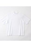 【グッド ピープル グッド ステッチング グッド プロダクト/GOOD PEOPLE GOOD STITCHING GOOD PRODUCT】の【UNISEX】モックネック ショートスリーブ Tシャツ 人気、トレンドファッション・服の通販 founy(ファニー) ファッション Fashion レディースファッション Fashion for Women トップス・カットソー Cut & Sew Tops シャツ・ブラウス・オフィスカジュアル Elegant Blouses & Button-Ups ロングTシャツ・Tシャツ Longline T-Shirts & Tees カットソー・ベーシックTシャツ Cut-and-Sewn Tops / Stretch Tees & Basics ユニセックス Unisex, Genderless インナー Innerwear ショート Short, Short Length スリーブ Sleeve, Long Sleeve / Short Sleeve ハーフ Half, Half-Length モックネック Mock Neck, Short Turtleneck ワイド Wide, Wide Fit 定番 Standard, Basic Item 新作・新入荷 New Arrivals / New In |ID:prp329100004849539