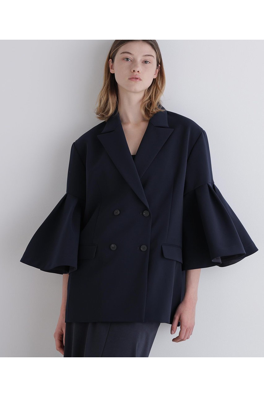 【ル フィル/LE PHIL】のコンフォートダブルクロスフレア袖ジャケット 人気、トレンドファッション・服の通販 founy(ファニー) 　ファッション　Fashion　レディースファッション　Fashion for Women　アウター　Coat / Outerwear Collection　レディースジャケット・軽アウター　Jackets　ジャケット　Jacket, Outerwear　スタンダード　Standard, Basic　ダブル　Double, Double-Breasted　フレア　Flare, Flared　ロング　Long, Long-Length　今季　This Season, Current Season　other-2|ID: prp329100004849749 ipo3291000000036138951