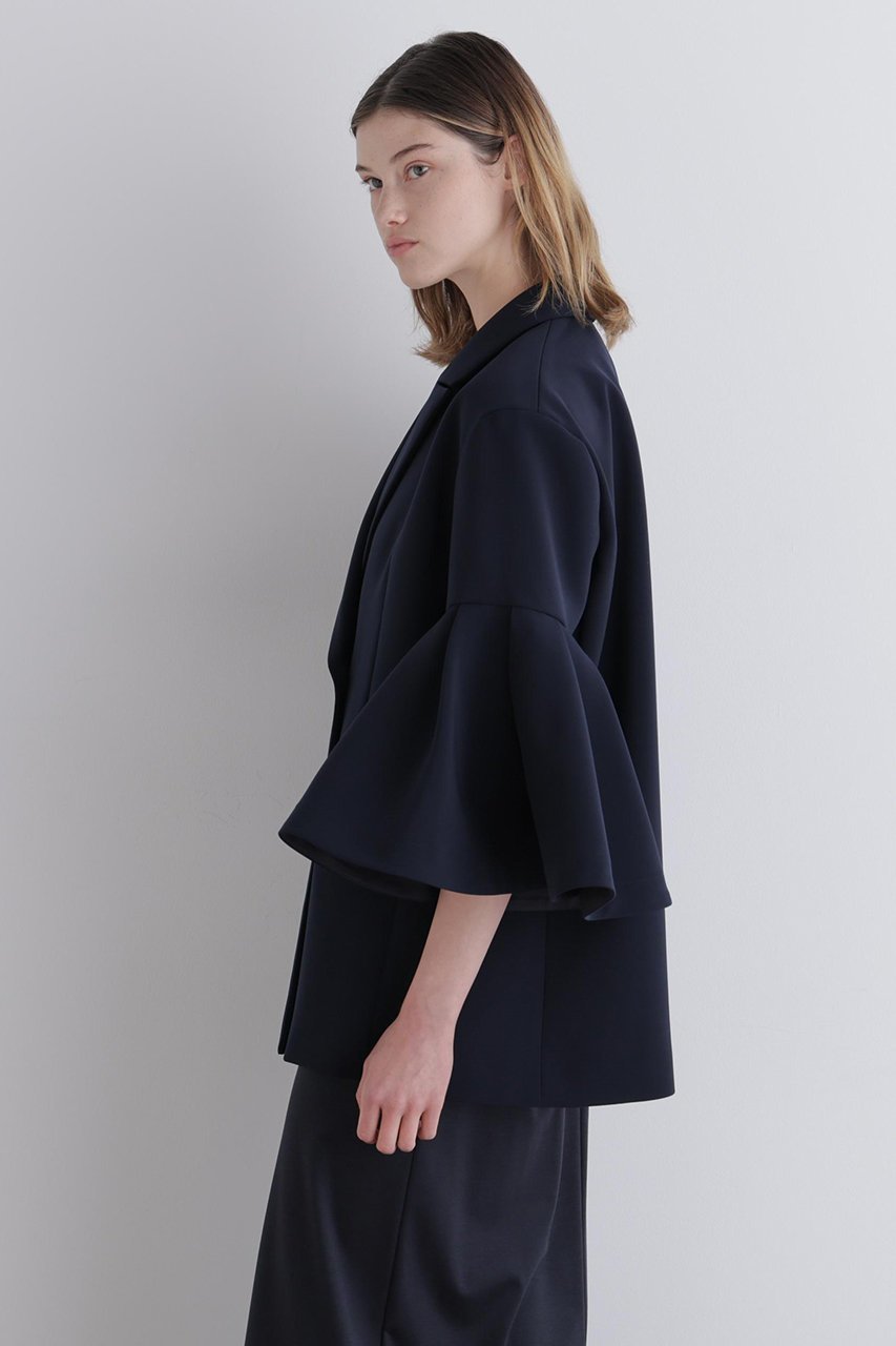 【ル フィル/LE PHIL】のコンフォートダブルクロスフレア袖ジャケット 人気、トレンドファッション・服の通販 founy(ファニー) 　ファッション　Fashion　レディースファッション　Fashion for Women　アウター　Coat / Outerwear Collection　レディースジャケット・軽アウター　Jackets　ジャケット　Jacket, Outerwear　スタンダード　Standard, Basic　ダブル　Double, Double-Breasted　フレア　Flare, Flared　ロング　Long, Long-Length　今季　This Season, Current Season　other-5|ID: prp329100004849749 ipo3291000000036138954