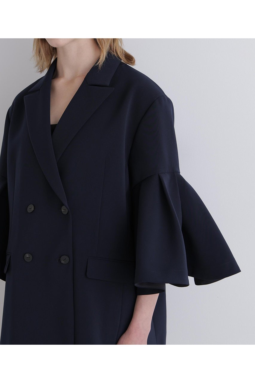 【ル フィル/LE PHIL】のコンフォートダブルクロスフレア袖ジャケット 人気、トレンドファッション・服の通販 founy(ファニー) 　ファッション　Fashion　レディースファッション　Fashion for Women　アウター　Coat / Outerwear Collection　レディースジャケット・軽アウター　Jackets　ジャケット　Jacket, Outerwear　スタンダード　Standard, Basic　ダブル　Double, Double-Breasted　フレア　Flare, Flared　ロング　Long, Long-Length　今季　This Season, Current Season　other-8|ID: prp329100004849749 ipo3291000000036138957