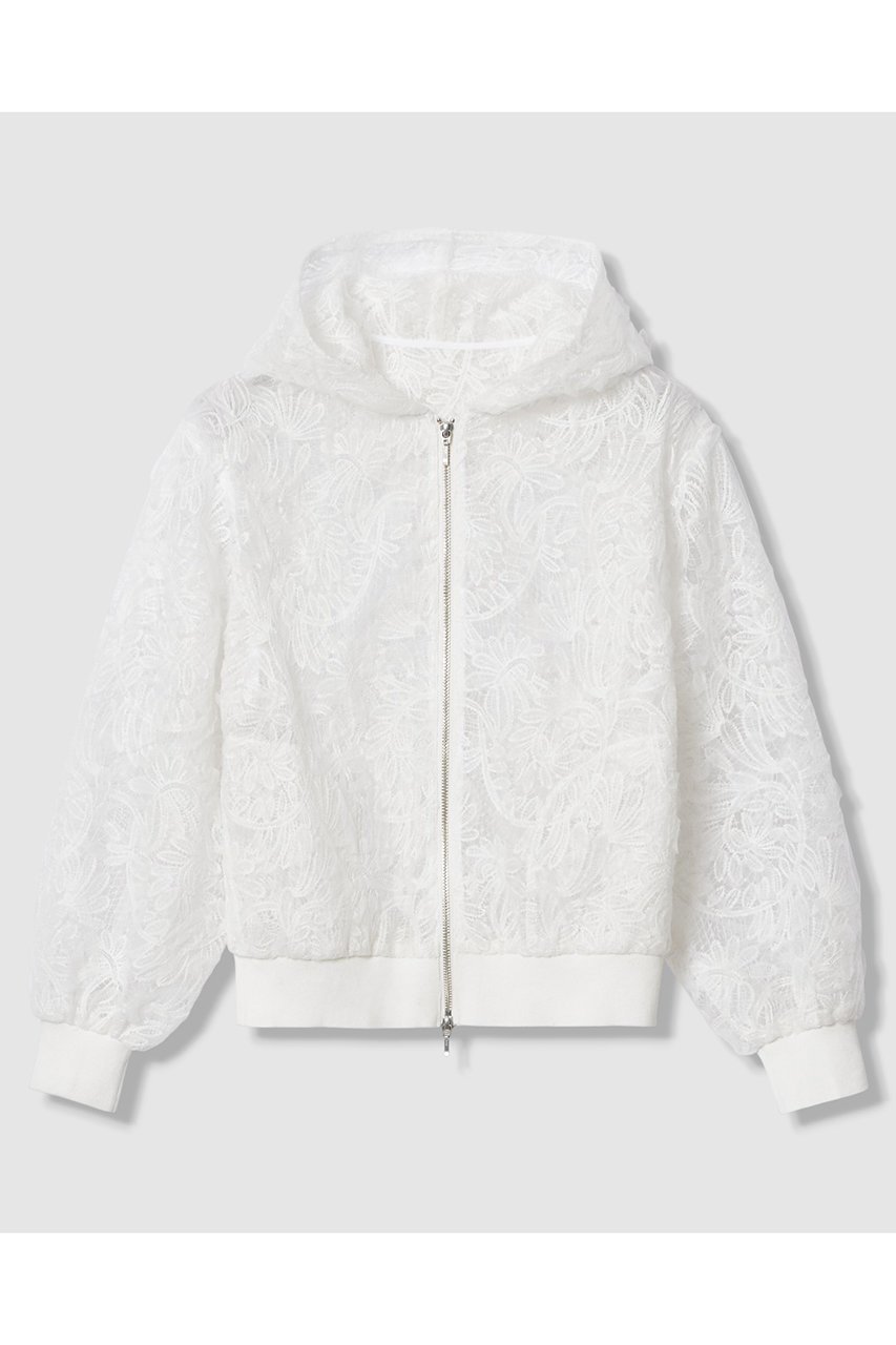 【アナイ/ANAYI】のチュールコードレースフーディブルゾン 人気、トレンドファッション・服の通販 founy(ファニー) ファッション Fashion レディースファッション Fashion for Women アウター Coat / Outerwear Collection レディースジャケット・軽アウター Jackets ブルゾンジャケット・スポーティアウター Blouson Jackets 2026年 2026 インナー Innerwear ジャケット Jacket, Outerwear チュール Tulip, Tulip Motif ブルゾン Blouson, Bomber Jacket ボタニカル Botanical, Floral Pattern レース Lace, Lace Fabric 夏 Summer 春 Spring S/S・春夏 SS, Spring/Summer, Warm Season other-1|ID: prp329100004849750 ipo3291000000036025795