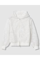 【アナイ/ANAYI】のチュールコードレースフーディブルゾン ホワイト|ID: prp329100004849750 ipo3291000000036025796