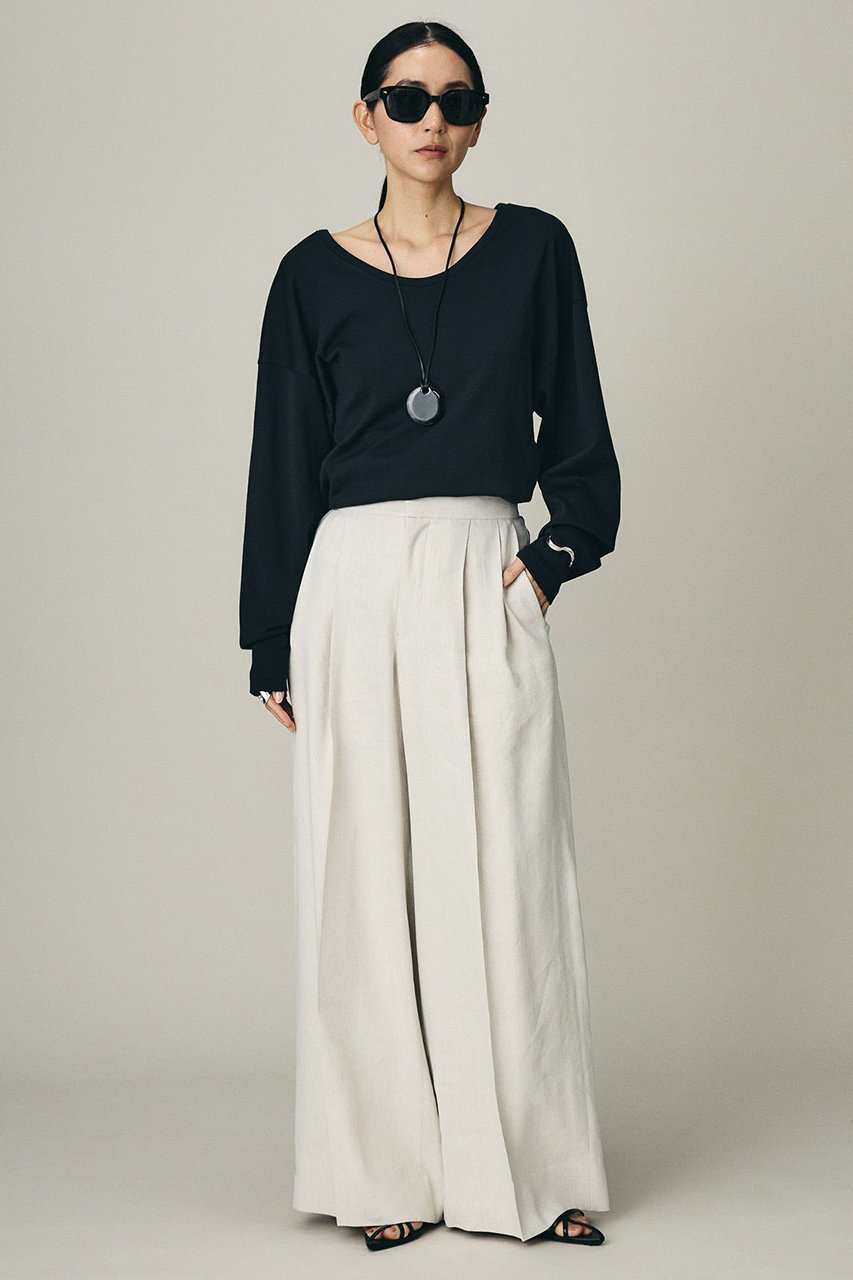 【カオス/Chaos】のナローフライスTシャツ 人気、トレンドファッション・服の通販 founy(ファニー) 　ファッション　Fashion　レディースファッション　Fashion for Women　トップス・カットソー　Cut & Sew Tops　シャツ・ブラウス・オフィスカジュアル　Elegant Blouses & Button-Ups　ロングTシャツ・Tシャツ　Longline T-Shirts & Tees　カットソー・ベーシックTシャツ　Cut-and-Sewn Tops / Stretch Tees & Basics　2026年　2026　インナー　Innerwear　シンプル　Simple, Minimal　ストレッチ　Stretch, Stretchy Fabric　スリーブ　Sleeve, Long Sleeve / Short Sleeve　フィット　Fit, Slim Fit　ロング　Long, Long-Length　夏　Summer　春　Spring　S/S・春夏　SS, Spring/Summer, Warm Season　other-2|ID: prp329100004849754 ipo3291000000035495494