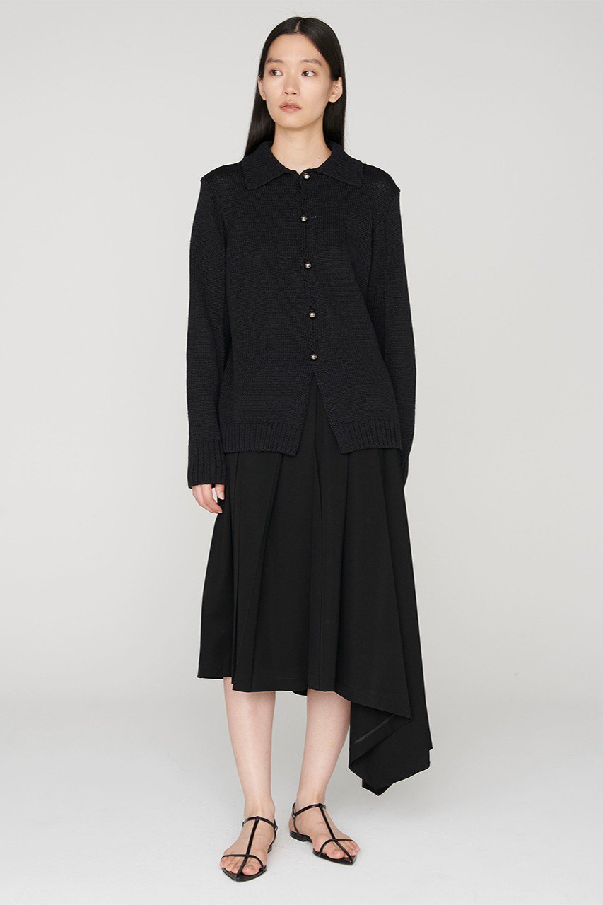 【セアン/SCEARN】のWOOL GABARDINE スカート 人気、トレンドファッション・服の通販 founy(ファニー) 　ファッション　Fashion　レディースファッション　Fashion for Women　スカート　Skirts　ロングスカート　Long Skirts / Maxi & Midi Skirts　なめらか　Smooth, Silky Texture　アシンメトリー　Asymmetrical Style　エレガント 上品　Elegant　フェミニン　Feminine, Girly　プリーツ　Pleats, Pleated　ロング　Long, Long-Length　other-7|ID: prp329100004849755 ipo3291000000036235031