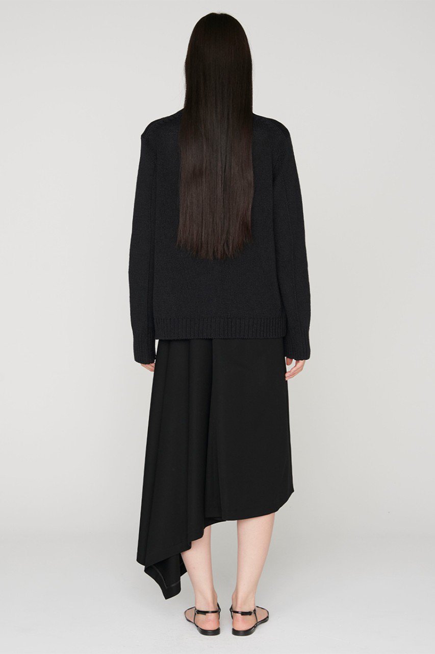 【セアン/SCEARN】のWOOL GABARDINE スカート 人気、トレンドファッション・服の通販 founy(ファニー) 　ファッション　Fashion　レディースファッション　Fashion for Women　スカート　Skirts　ロングスカート　Long Skirts / Maxi & Midi Skirts　なめらか　Smooth, Silky Texture　アシンメトリー　Asymmetrical Style　エレガント 上品　Elegant　フェミニン　Feminine, Girly　プリーツ　Pleats, Pleated　ロング　Long, Long-Length　other-8|ID: prp329100004849755 ipo3291000000036235032