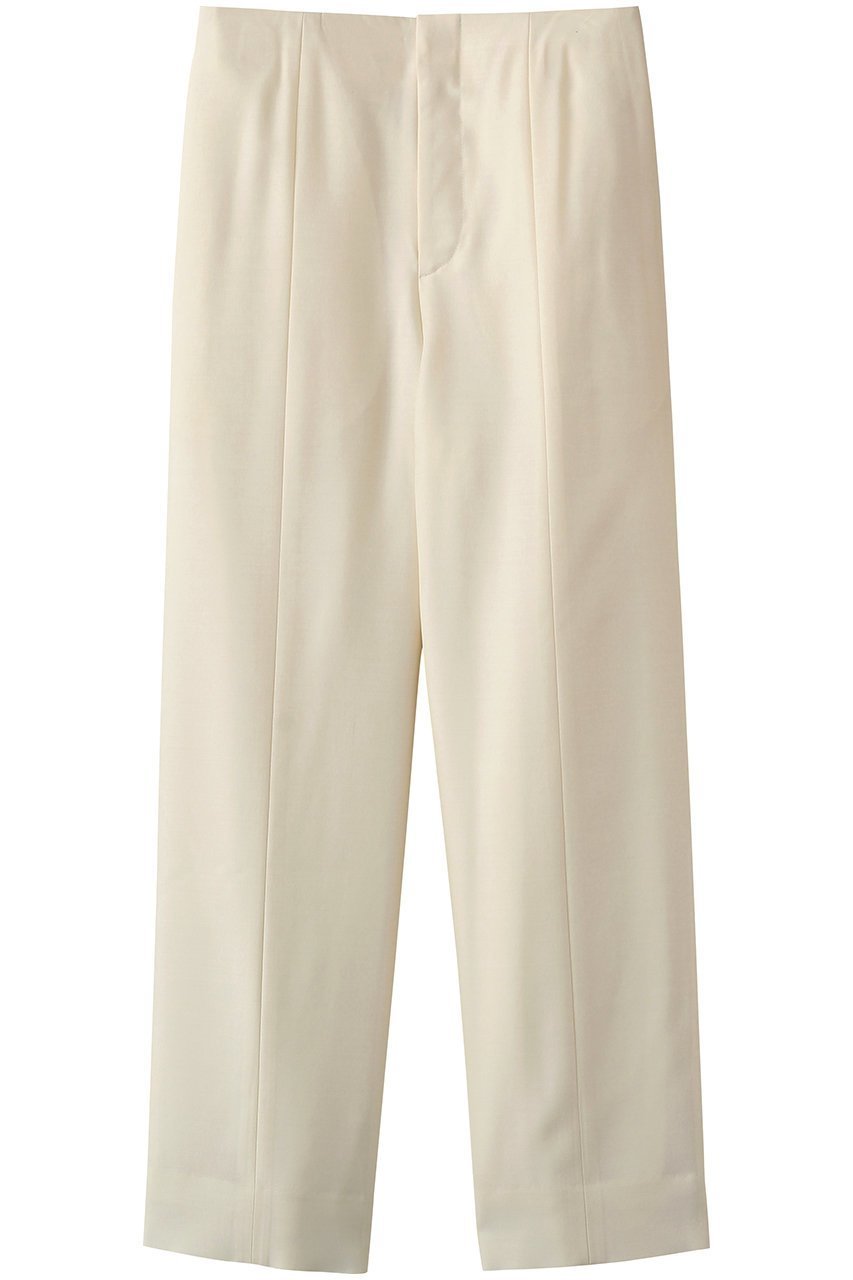 【セアン/SCEARN】のWOOL SILK パンツ インテリア・キッズ・メンズ・レディースファッション・服の通販 founy(ファニー) 　ファッション　Fashion　レディースファッション　Fashion for Women　パンツ　Pants & Trousers　シルク　Silk, 100% Silk　センター　Center, Center Line　ロング　Long, Long-Length　Ecru|ID: prp329100004849756 ipo3291000000036173631