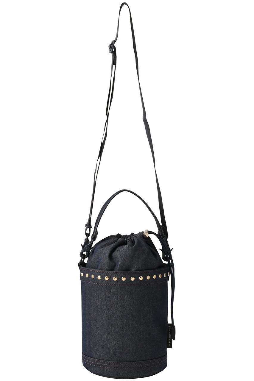 【マッキントッシュ/MACKINTOSH】のANNAN ミニバケット スタッズデニム インテリア・キッズ・メンズ・レディースファッション・服の通販 founy(ファニー) 　ファッション　Fashion　レディースファッション　Fashion for Women　バッグ　Bags　スタッズ　Studs, Metal Accents　デニム　Denim, Jeans Material　フォルム　Silhouette, Form　ポケット　Pocket, Pocket Detail　巾着　Drawstring Bag, Kinchaku　ダークネイビー|ID: prp329100004849763 ipo3291000000035875581