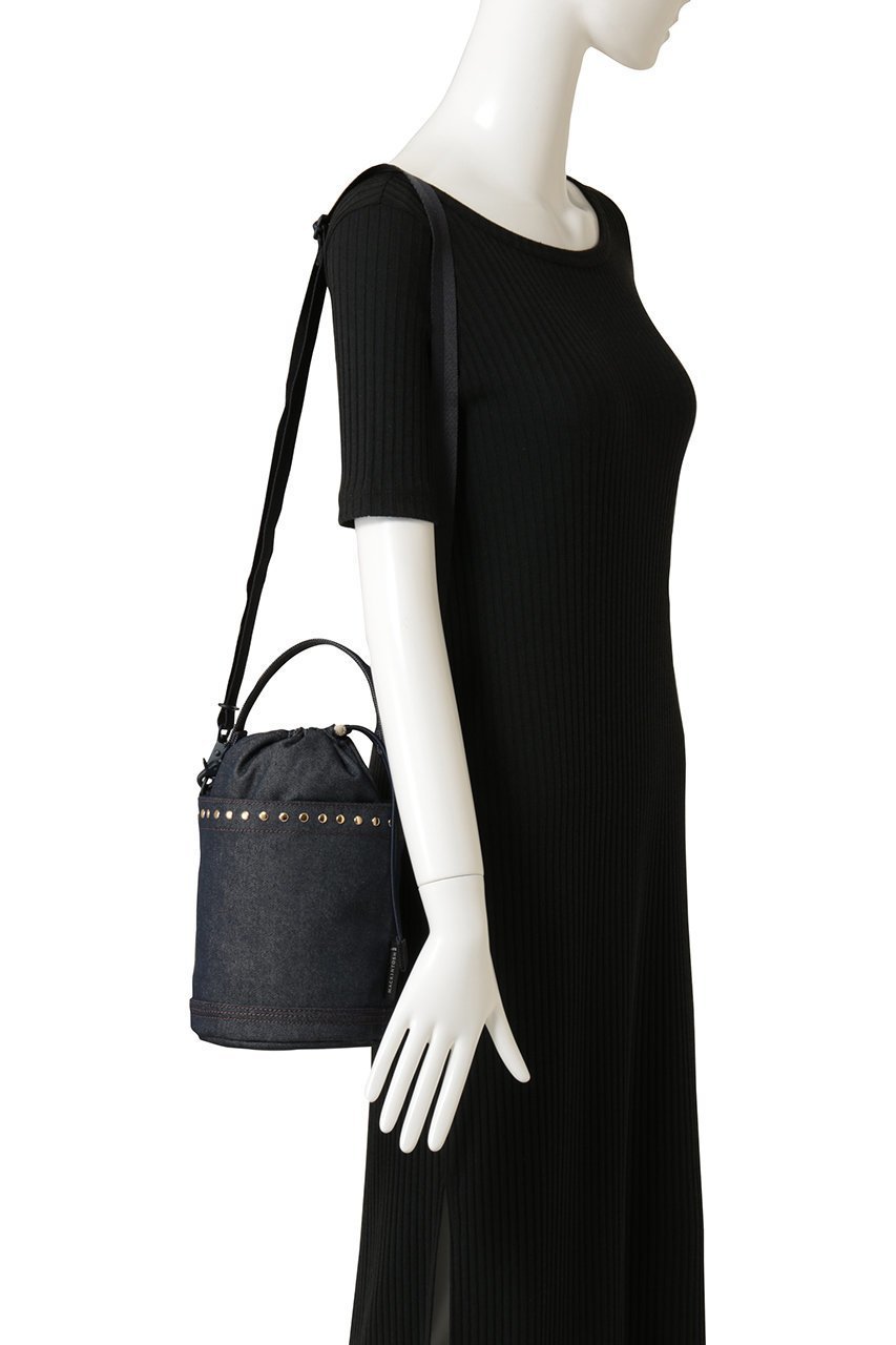 【マッキントッシュ/MACKINTOSH】のANNAN ミニバケット スタッズデニム 人気、トレンドファッション・服の通販 founy(ファニー) 　ファッション　Fashion　レディースファッション　Fashion for Women　バッグ　Bags　スタッズ　Studs, Metal Accents　デニム　Denim, Jeans Material　フォルム　Silhouette, Form　ポケット　Pocket, Pocket Detail　巾着　Drawstring Bag, Kinchaku　other-2|ID: prp329100004849763 ipo3291000000035875582