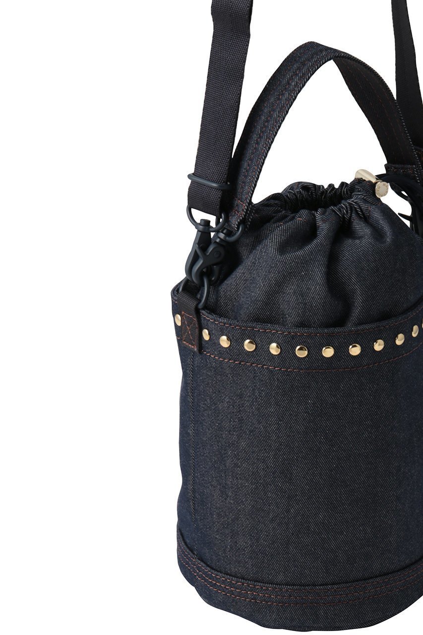 【マッキントッシュ/MACKINTOSH】のANNAN ミニバケット スタッズデニム 人気、トレンドファッション・服の通販 founy(ファニー) 　ファッション　Fashion　レディースファッション　Fashion for Women　バッグ　Bags　スタッズ　Studs, Metal Accents　デニム　Denim, Jeans Material　フォルム　Silhouette, Form　ポケット　Pocket, Pocket Detail　巾着　Drawstring Bag, Kinchaku　other-4|ID: prp329100004849763 ipo3291000000035875584