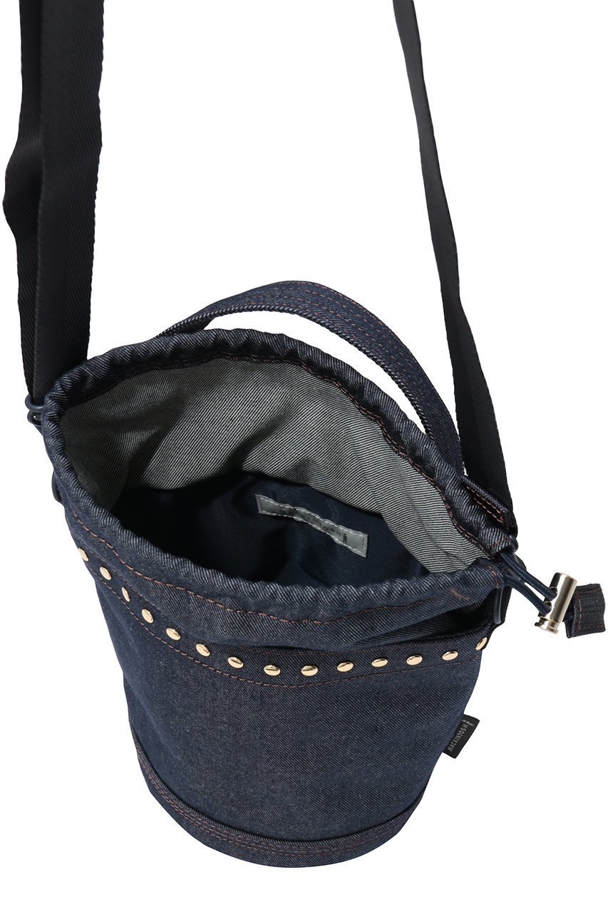 【マッキントッシュ/MACKINTOSH】のANNAN ミニバケット スタッズデニム 人気、トレンドファッション・服の通販 founy(ファニー) 　ファッション　Fashion　レディースファッション　Fashion for Women　バッグ　Bags　スタッズ　Studs, Metal Accents　デニム　Denim, Jeans Material　フォルム　Silhouette, Form　ポケット　Pocket, Pocket Detail　巾着　Drawstring Bag, Kinchaku　other-5|ID: prp329100004849763 ipo3291000000035875585