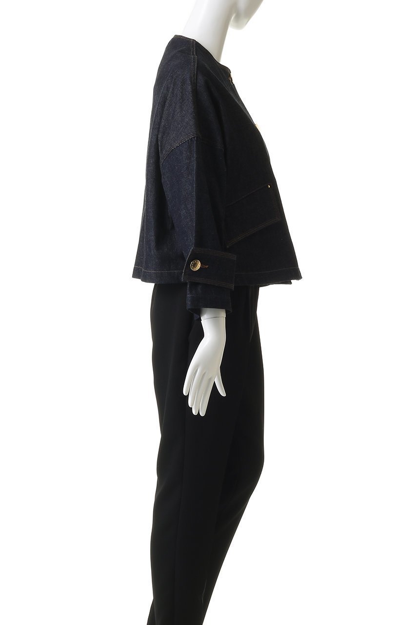 【マッキントッシュ/MACKINTOSH】のHUMBIE ノーカラーデニムジャケットメタルボタン 人気、トレンドファッション・服の通販 founy(ファニー) 　ファッション　Fashion　レディースファッション　Fashion for Women　アウター　Coat / Outerwear Collection　レディースジャケット・軽アウター　Jackets　デニムジャケット / カジュアルアウター　Denim Jackets　2026年　2026　ショート　Short, Short Length　ジャケット　Jacket, Outerwear　デニム　Denim, Jeans Material　メタル　Metal, Metal Parts　夏　Summer　春　Spring　S/S・春夏　SS, Spring/Summer, Warm Season　other-3|ID: prp329100004849767 ipo3291000000035875612