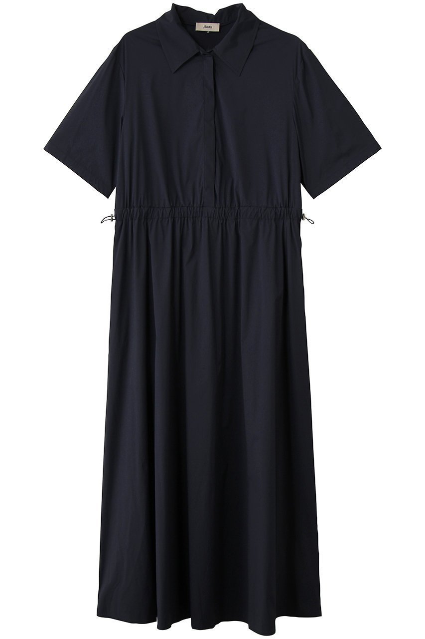 【ヘルノ/HERNO】のウエストギャザー ストレッチナイロン ワンピース 人気、トレンドファッション・服の通販 founy(ファニー) 　ファッション　Fashion　レディースファッション　Fashion for Women　ワンピース　Dresses　チュニック　Tunic Tops & Dresses　2026年　2026　ギャザー　Gathered, Ruffled　ストレッチ　Stretch, Stretchy Fabric　チュニック　Tunic, Long Top　ドローコード　Drawcord, Drawstring Cord　ロング　Long, Long-Length　半袖　Short Sleeve, Half Sleeve　夏　Summer　春　Spring　S/S・春夏　SS, Spring/Summer, Warm Season　軽量　Lightweight, Ultra Light　 other-1|ID: prp329100004849772 ipo3291000000035495678