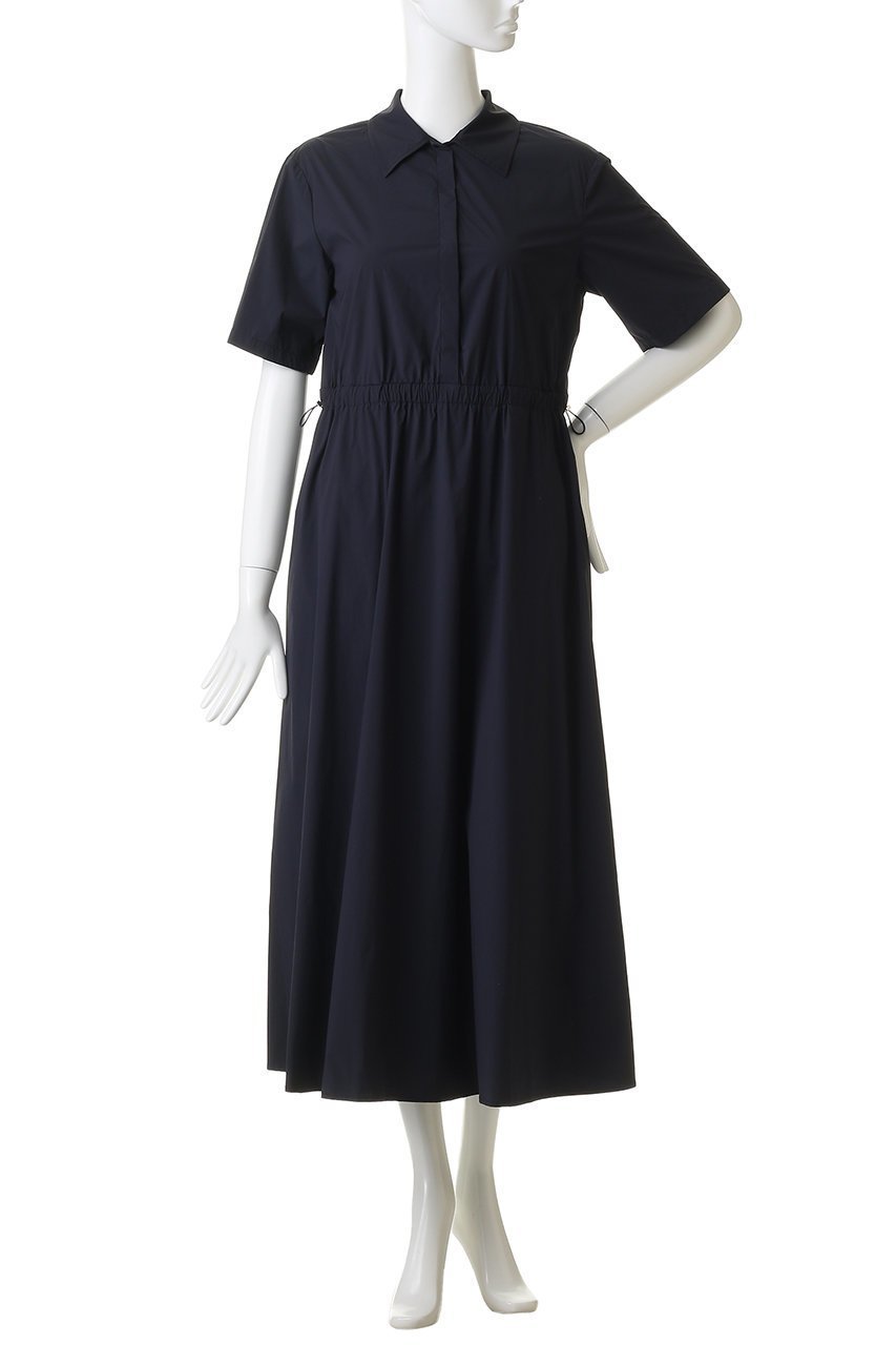 【ヘルノ/HERNO】のウエストギャザー ストレッチナイロン ワンピース 人気、トレンドファッション・服の通販 founy(ファニー) 　ファッション　Fashion　レディースファッション　Fashion for Women　ワンピース　Dresses　チュニック　Tunic Tops & Dresses　2026年　2026　ギャザー　Gathered, Ruffled　ストレッチ　Stretch, Stretchy Fabric　チュニック　Tunic, Long Top　ドローコード　Drawcord, Drawstring Cord　ロング　Long, Long-Length　半袖　Short Sleeve, Half Sleeve　夏　Summer　春　Spring　S/S・春夏　SS, Spring/Summer, Warm Season　軽量　Lightweight, Ultra Light　other-2|ID: prp329100004849772 ipo3291000000035495680