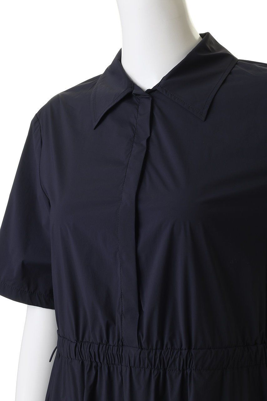 【ヘルノ/HERNO】のウエストギャザー ストレッチナイロン ワンピース 人気、トレンドファッション・服の通販 founy(ファニー) 　ファッション　Fashion　レディースファッション　Fashion for Women　ワンピース　Dresses　チュニック　Tunic Tops & Dresses　2026年　2026　ギャザー　Gathered, Ruffled　ストレッチ　Stretch, Stretchy Fabric　チュニック　Tunic, Long Top　ドローコード　Drawcord, Drawstring Cord　ロング　Long, Long-Length　半袖　Short Sleeve, Half Sleeve　夏　Summer　春　Spring　S/S・春夏　SS, Spring/Summer, Warm Season　軽量　Lightweight, Ultra Light　other-5|ID: prp329100004849772 ipo3291000000035495683