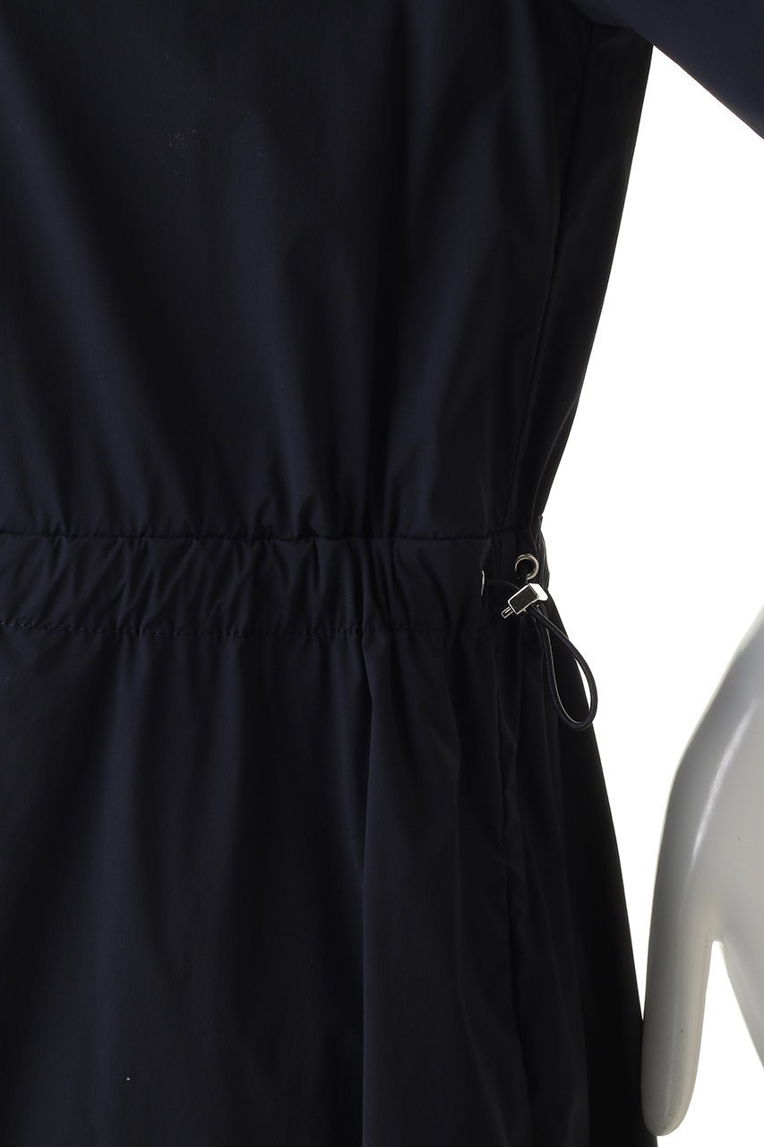 【ヘルノ/HERNO】のウエストギャザー ストレッチナイロン ワンピース 人気、トレンドファッション・服の通販 founy(ファニー) 　ファッション　Fashion　レディースファッション　Fashion for Women　ワンピース　Dresses　チュニック　Tunic Tops & Dresses　ギャザー　Gathered, Ruffled　ストレッチ　Stretch, Stretchy Fabric　チュニック　Tunic, Long Top　ドローコード　Drawcord, Drawstring Cord　ロング　Long, Long-Length　半袖　Short Sleeve, Half Sleeve　軽量　Lightweight, Ultra Light　other-6|ID: prp329100004849772 ipo3291000000036025905