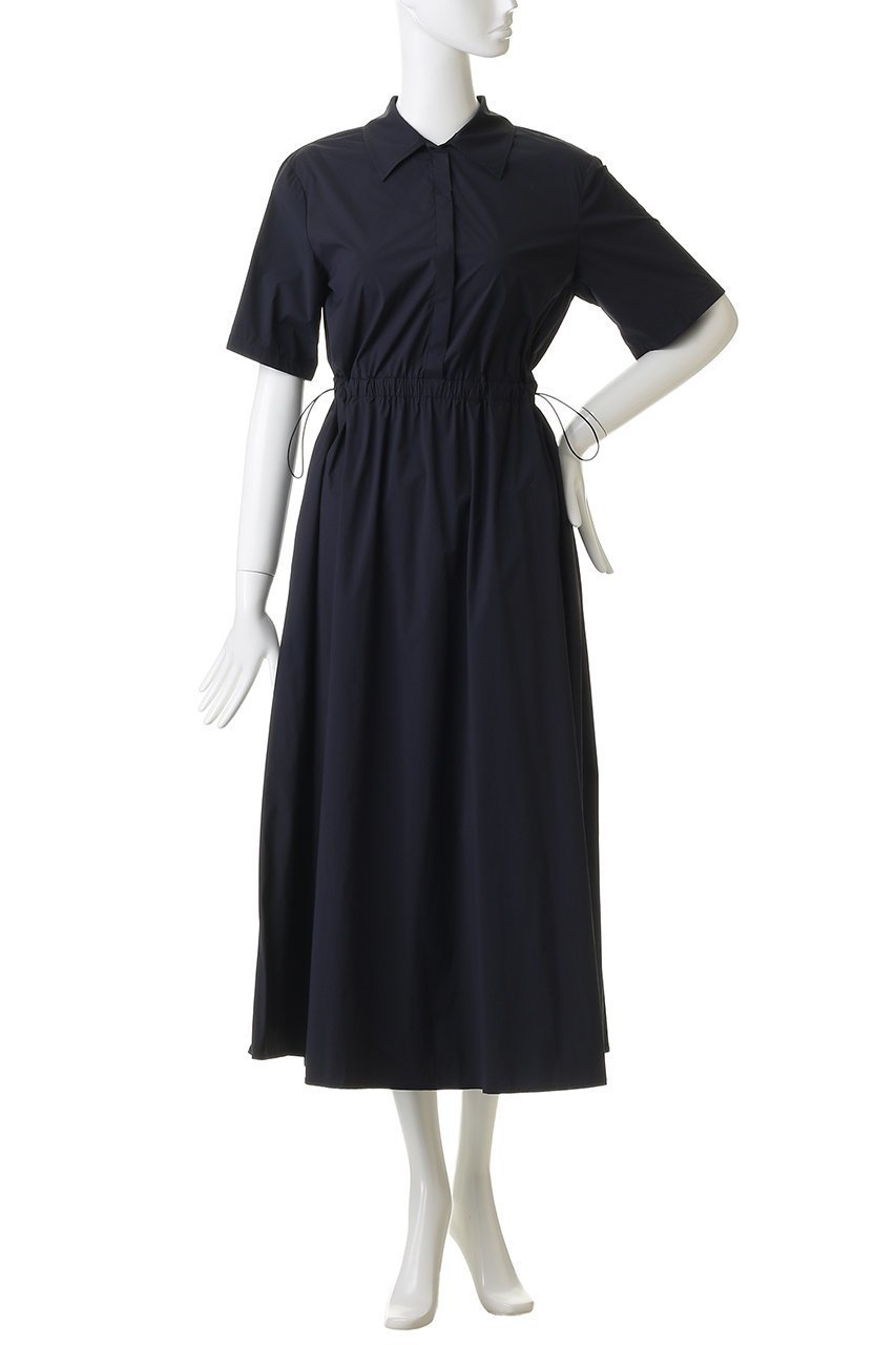 【ヘルノ/HERNO】のウエストギャザー ストレッチナイロン ワンピース 人気、トレンドファッション・服の通販 founy(ファニー) 　ファッション　Fashion　レディースファッション　Fashion for Women　ワンピース　Dresses　チュニック　Tunic Tops & Dresses　ギャザー　Gathered, Ruffled　ストレッチ　Stretch, Stretchy Fabric　チュニック　Tunic, Long Top　ドローコード　Drawcord, Drawstring Cord　ロング　Long, Long-Length　半袖　Short Sleeve, Half Sleeve　軽量　Lightweight, Ultra Light　other-7|ID: prp329100004849772 ipo3291000000036025907