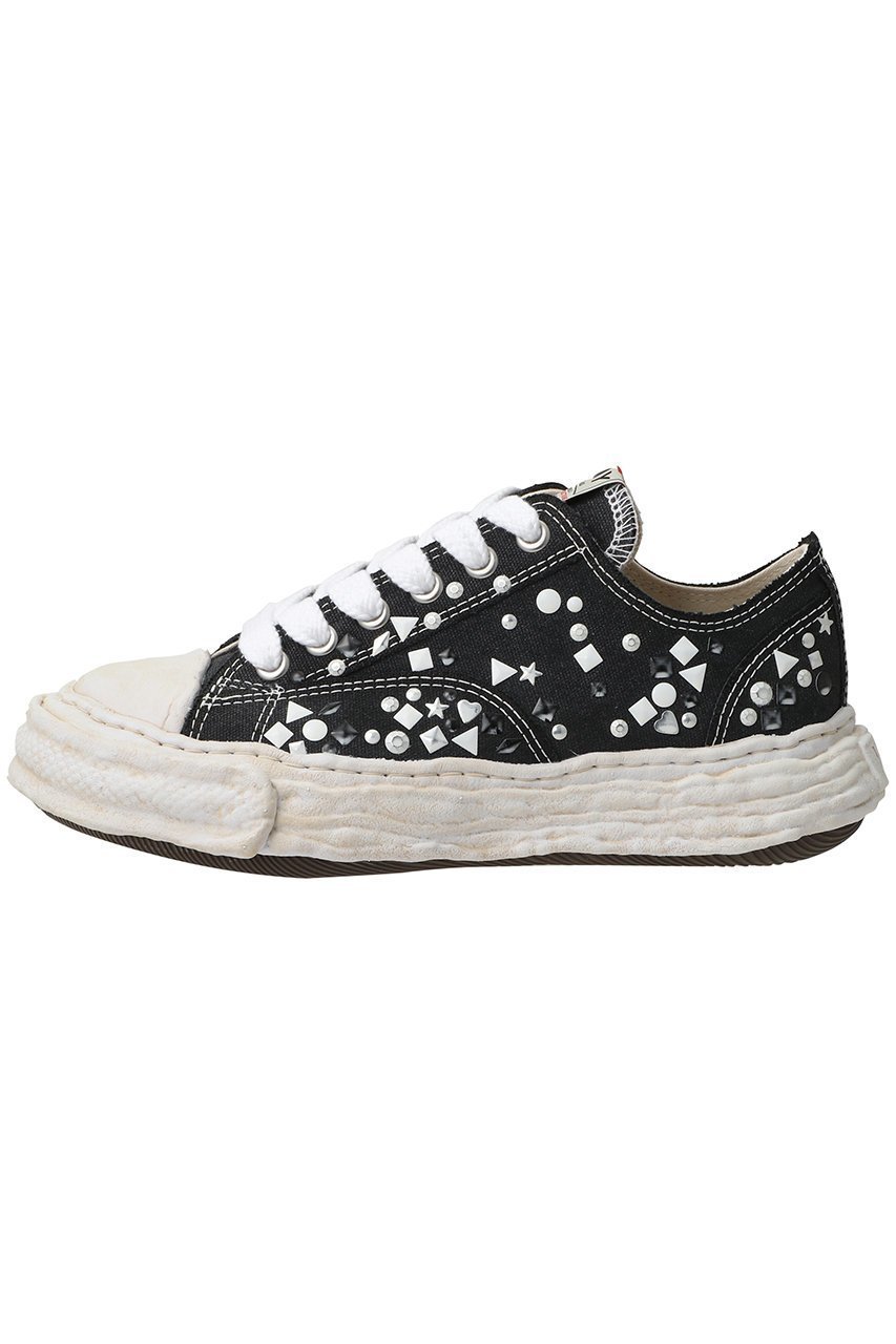 【メゾン ミハラヤスヒロ/Maison MIHARA YASUHIRO】の【UNISEX】【Maison MIHARA YASUHIRO】PETERSON23/original sole embellished canvas Low Top sneaker 人気、トレンドファッション・服の通販 founy(ファニー) 　ファッション　Fashion　レディースファッション　Fashion for Women　ユニセックス　Unisex, Genderless　キャンバス　Canvas, Canvas Fabric　スタッズ　Studs, Metal Accents　スニーカー　Sneakers, Trainers　フィット　Fit, Slim Fit　フォルム　Silhouette, Form　other-4|ID: prp329100004849773 ipo3291000000036025940