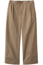 【エビコン/EVCON】の【UNISEX】2TUCK WIDE COTTON TROUSERS BEIGE|ID: prp329100004849775 ipo3291000000035495720