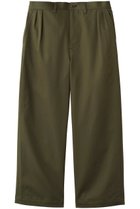 【エビコン/EVCON】の【UNISEX】2TUCK WIDE COTTON TROUSERS 大人の最旬トレンドファッション＆コーディネート founy(ファウニー) ファッション Fashion レディースファッション Fashion for Women パンツ Pants & Trousers ユニセックス Unisex, Genderless ワイド Wide, Wide Fit thumbnail OLIVE|ID: prp329100004849775 ipo3291000000036685398