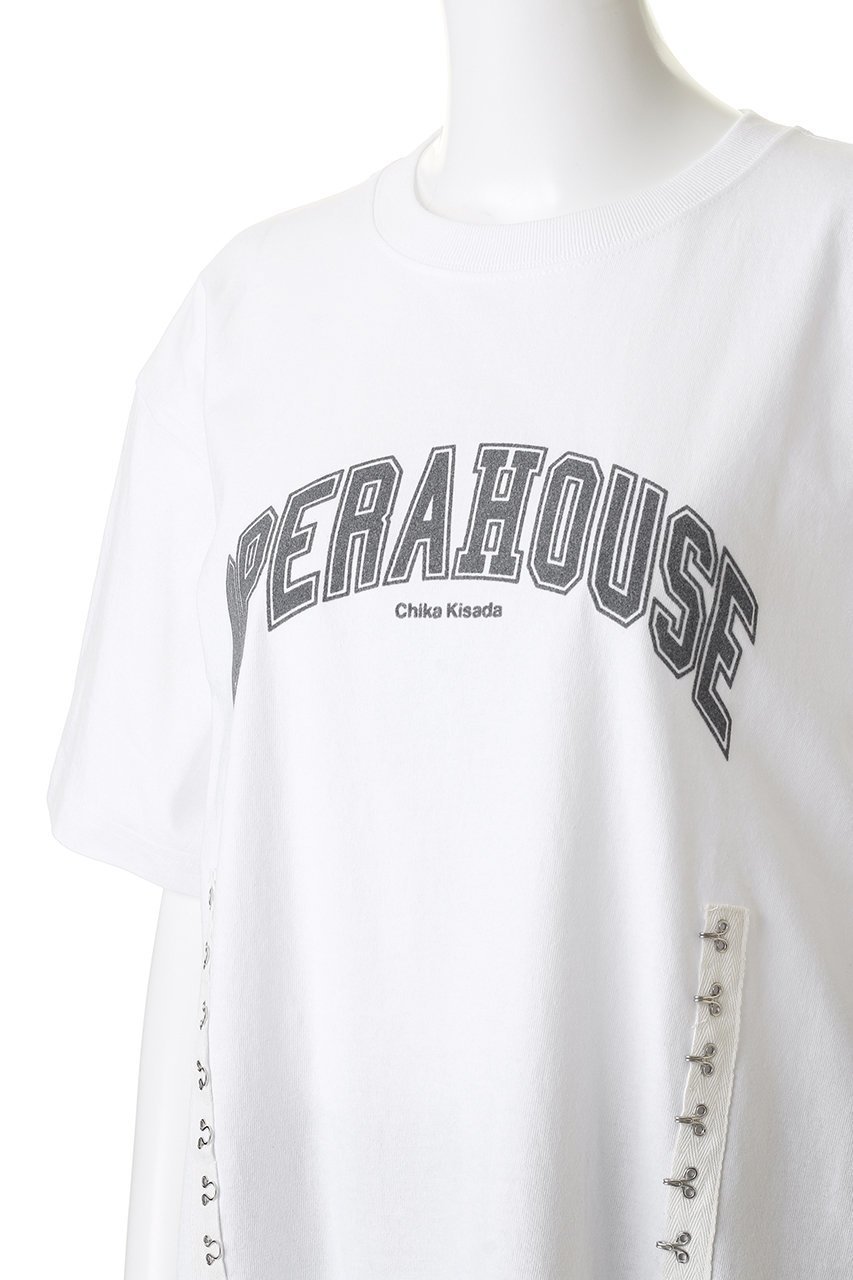 【チカ キサダ/CHIKA KISADA】のOPERA HOUSE コルセット ビッグTシャツ 人気、トレンドファッション・服の通販 founy(ファニー) ファッション Fashion レディースファッション Fashion for Women トップス・カットソー Cut & Sew Tops シャツ・ブラウス・オフィスカジュアル Elegant Blouses & Button-Ups ロングTシャツ・Tシャツ Longline T-Shirts & Tees カットソー・ベーシックTシャツ Cut-and-Sewn Tops / Stretch Tees & Basics 2026年 2026 インナー Innerwear コルセット Corset, Bustier ショート Short, Short Length ジャケット Jacket, Outerwear スリーブ Sleeve, Long Sleeve / Short Sleeve デニム Denim, Jeans Material ビッグ Big, Oversized フロント Front, Front Design 夏 Summer 春 Spring S/S・春夏 SS, Spring/Summer, Warm Season other-5|ID: prp329100004849779 ipo3291000000035875709