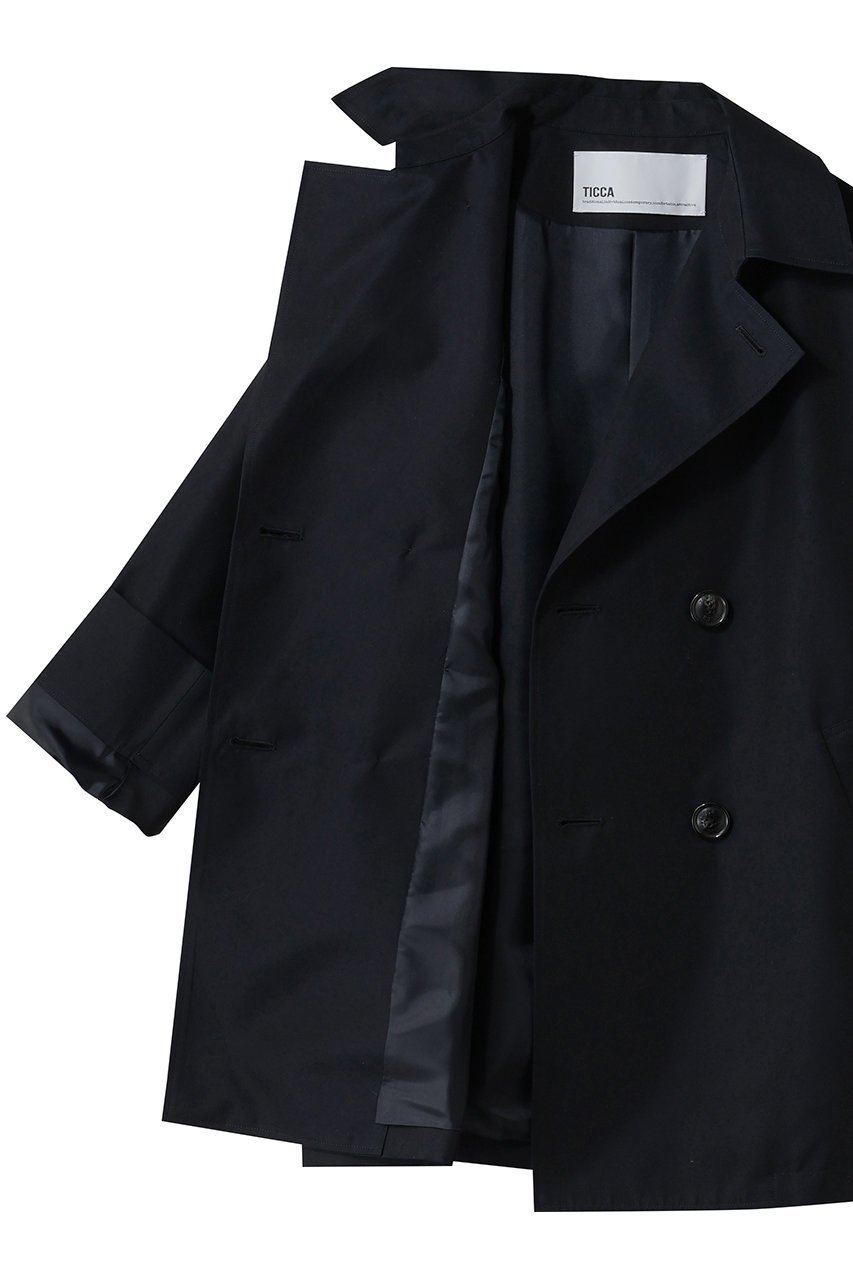 【ティッカ/TICCA】のminiテントトレンチコート 人気、トレンドファッション・服の通販 founy(ファニー) 　ファッション　Fashion　レディースファッション　Fashion for Women　アウター　Coat / Outerwear Collection　コート・ロングコート・ピーコート　Long Coats, Peacoats & More　トレンチコート / 春秋の定番アウター　Trench Coats　ショート　Short, Short Length　フィット　Fit, Slim Fit　エレガント 上品　Elegant　定番　Standard, Basic Item　other-6|ID: prp329100004849784 ipo3291000000035998522