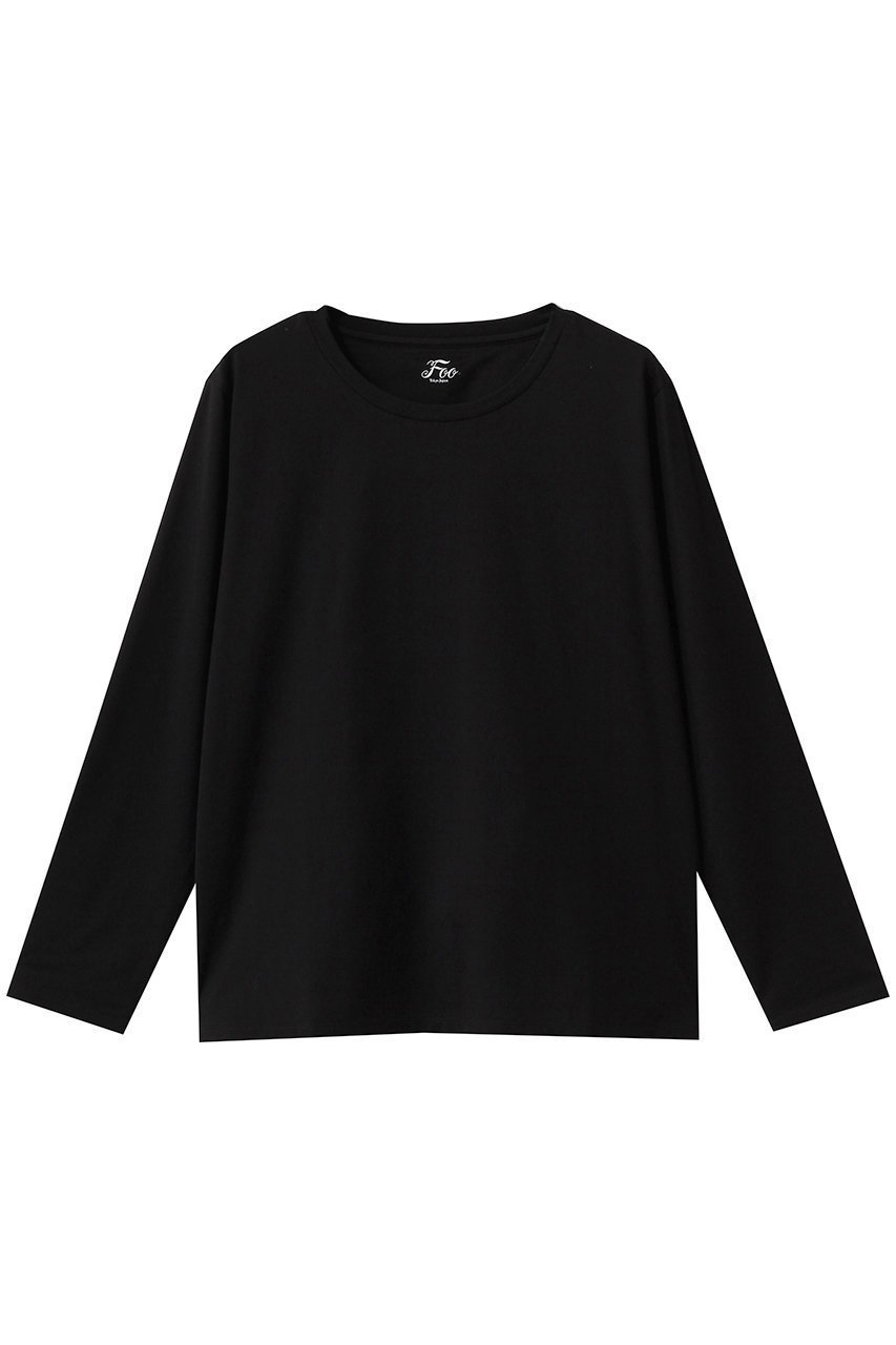 【フートーキョー/Foo Tokyo】の【ウィメンズ】シルクコットンロングスリーブTシャツ インテリア・キッズ・メンズ・レディースファッション・服の通販 founy(ファニー) ファッション Fashion レディースファッション Fashion for Women トップス・カットソー Cut & Sew Tops シャツ・ブラウス・オフィスカジュアル Elegant Blouses & Button-Ups ロングTシャツ・Tシャツ Longline T-Shirts & Tees カットソー・ベーシックTシャツ Cut-and-Sewn Tops / Stretch Tees & Basics インナー Innerwear シルク Silk, 100% Silk スリーブ Sleeve, Long Sleeve / Short Sleeve ロング Long, Long-Length エレガント 上品 Elegant 夏 Summer 新作・新入荷 New Arrivals / New In 春 Spring S/S・春夏 SS, Spring/Summer, Warm Season ブラック|ID: prp329100004849786 ipo3291000000035507302