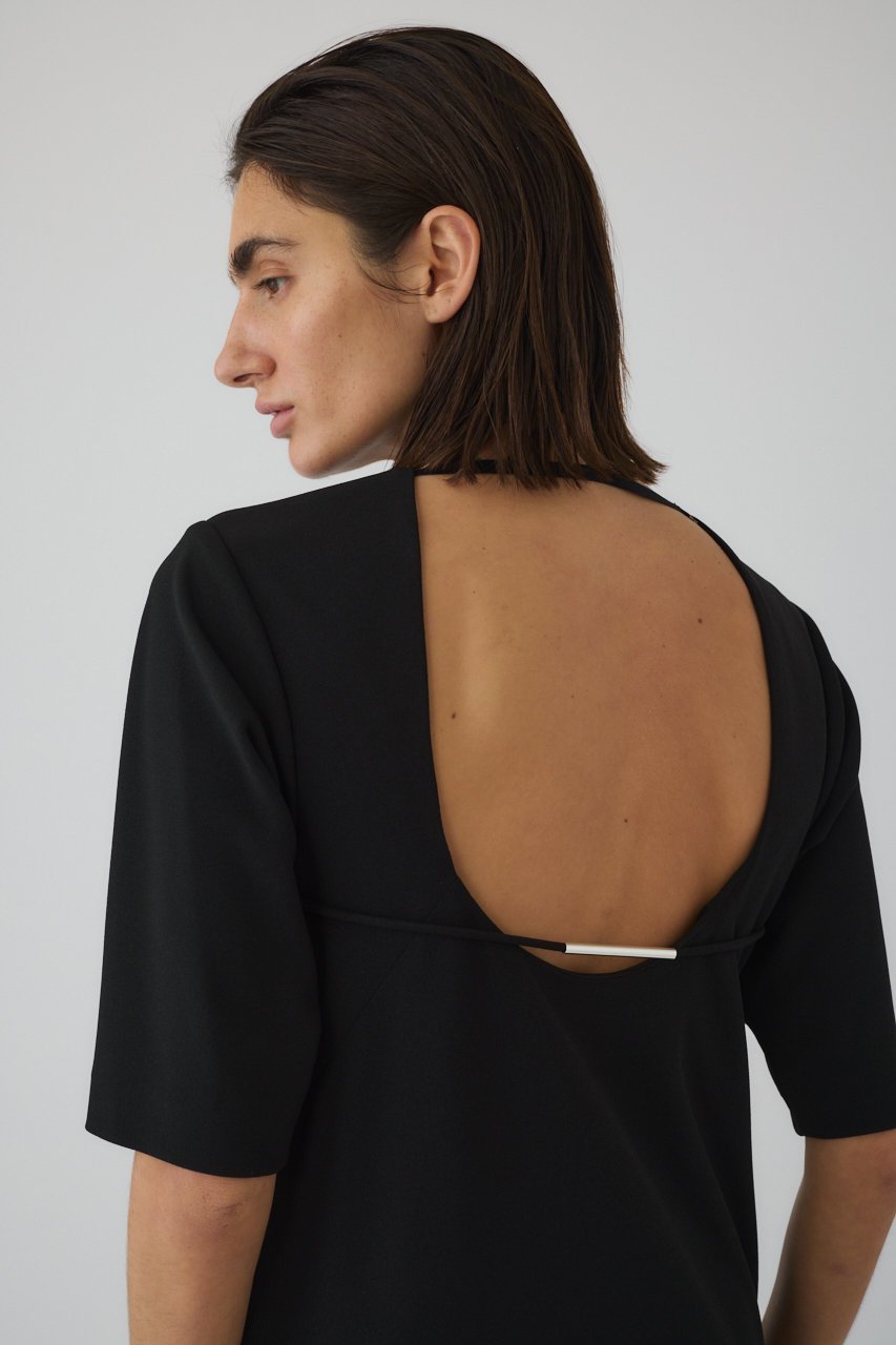 【リムアーク/RIM.ARK】のDeformed open dress/ドレス 人気、トレンドファッション・服の通販 founy(ファニー) 　ファッション　Fashion　レディースファッション　Fashion for Women　ワンピース　Dresses　フォーマル・パーティードレス・結婚式用ドレス　Elegant & Casual Dresses　チュニック　Tunic Tops & Dresses　インナー　Innerwear　カッティング　Cutting Detail　コンパクト　Compact, Small Size　サマー　Summer, Summer Style　ジョーゼット　Georgette, Semi-Sheer Fabric　ストレッチ　Stretch, Stretchy Fabric　チュニック　Tunic, Long Top　ドレス　Dress, One-Piece　ロング　Long, Long-Length　other-7|ID: prp329100004849789 ipo3291000000036209397