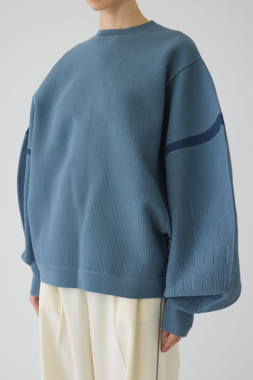 【リムアーク/RIM.ARK】の【2/4 10:00販売開始】Volume sleeve design knit tops/ニット 人気、トレンドファッション・服の通販 founy(ファニー) 　ファッション　Fashion　レディースファッション　Fashion for Women　トップス・カットソー　Cut & Sew Tops　ニット　Knit Tops & Sweaters　カジュアルプルオーバー・ニットトップス　Pullovers & Knit Tops / Casual Pullovers　ボリューム袖・フリルスリーブブラウス　Voluminous & Ruffle Sleeves / Puffy Sleeve Tops　春　Spring　シンプル　Simple, Minimal　スニーカー　Sneakers, Trainers　スポーティ　Sporty, Casual Athletic　スラックス　Slacks, Dress Pants　スリーブ　Sleeve, Long Sleeve / Short Sleeve　トレンド　Trend, Trending Now　バランス　Balance, Style Balance　S/S・春夏　SS, Spring/Summer, Warm Season　おすすめ　Recommended / Our Picks　夏　Summer　2026年　2026　other-2|ID: prp329100004849790 ipo3291000000035507344