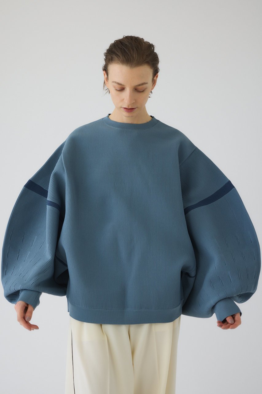 【リムアーク/RIM.ARK】のVolume sleeve design knit tops/ニット 大人の最旬トレンドファッション＆コーディネート founy(ファウニー) 　ファッション　Fashion　レディースファッション　Fashion for Women　トップス・カットソー　Cut & Sew Tops　ニット　Knit Tops & Sweaters　カジュアルプルオーバー・ニットトップス　Pullovers & Knit Tops / Casual Pullovers　ボリューム袖・フリルスリーブブラウス　Voluminous & Ruffle Sleeves / Puffy Sleeve Tops　シンプル　Simple, Minimal　スニーカー　Sneakers, Trainers　スポーティ　Sporty, Casual Athletic　スラックス　Slacks, Dress Pants　スリーブ　Sleeve, Long Sleeve / Short Sleeve　トレンド　Trend, Trending Now　バランス　Balance, Style Balance　おすすめ　Recommended / Our Picks　other-3|ID: prp329100004849790 ipo3291000000036870466