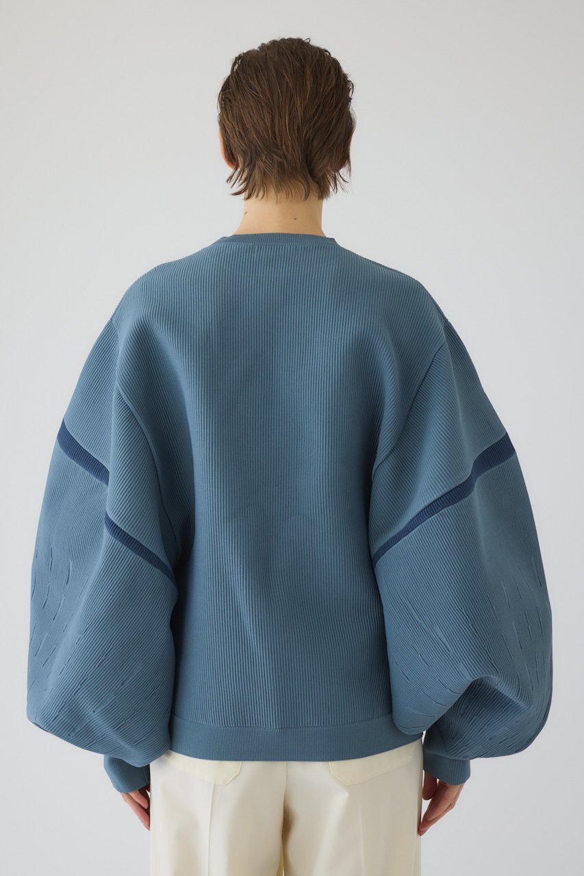 【リムアーク/RIM.ARK】のVolume sleeve design knit tops/ニット 大人の最旬トレンドファッション＆コーディネート founy(ファウニー) 　ファッション　Fashion　レディースファッション　Fashion for Women　トップス・カットソー　Cut & Sew Tops　ニット　Knit Tops & Sweaters　カジュアルプルオーバー・ニットトップス　Pullovers & Knit Tops / Casual Pullovers　ボリューム袖・フリルスリーブブラウス　Voluminous & Ruffle Sleeves / Puffy Sleeve Tops　シンプル　Simple, Minimal　スニーカー　Sneakers, Trainers　スポーティ　Sporty, Casual Athletic　スラックス　Slacks, Dress Pants　スリーブ　Sleeve, Long Sleeve / Short Sleeve　トレンド　Trend, Trending Now　バランス　Balance, Style Balance　おすすめ　Recommended / Our Picks　other-6|ID: prp329100004849790 ipo3291000000036870472