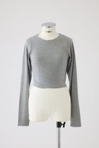【リムアーク/RIM.ARK】の【2/4 10:00販売開始】Cropped tight tops/トップス グレー|ID: prp329100004849791 ipo3291000000035507364