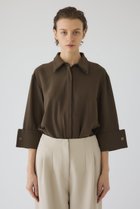 【リムアーク/RIM.ARK】の【2/4 10:00販売開始】W-collar classical blouse/ブラウス カーキ|ID: prp329100004849792 ipo3291000000035507370