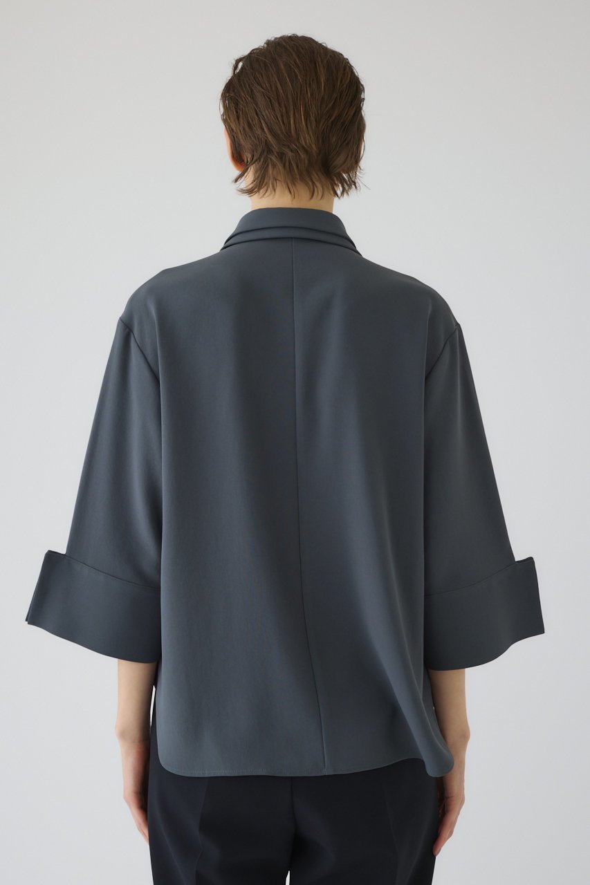 【リムアーク/RIM.ARK】の【2/4 10:00販売開始】W-collar classical blouse/ブラウス 人気、トレンドファッション・服の通販 founy(ファニー) 　ファッション　Fashion　レディースファッション　Fashion for Women　トップス・カットソー　Cut & Sew Tops　シャツ・ブラウス・オフィスカジュアル　Elegant Blouses & Button-Ups　2026年　2026　おすすめ　Recommended / Our Picks　インナー　Innerwear　カフス　Cuff Design　クラシカル　Classical, Vintage-Inspired　シンプル　Simple, Minimal　スラックス　Slacks, Dress Pants　スリーブ　Sleeve, Long Sleeve / Short Sleeve　ダブル　Double, Double-Breasted　ロング　Long, Long-Length　エレガント 上品　Elegant　夏　Summer　春　Spring　S/S・春夏　SS, Spring/Summer, Warm Season　other-7|ID: prp329100004849792 ipo3291000000035507382