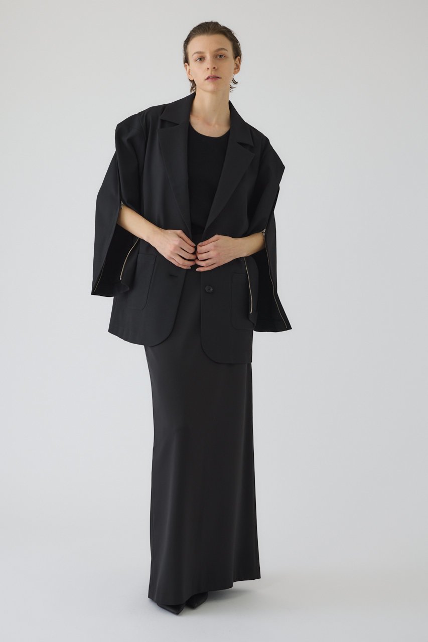 【リムアーク/RIM.ARK】のOpen sleeve tailored JK/ジャケット 人気、トレンドファッション・服の通販 founy(ファニー) 　ファッション　Fashion　レディースファッション　Fashion for Women　アウター　Coat / Outerwear Collection　レディースジャケット・軽アウター　Jackets　インナー　Innerwear　ウォッシャブル　Machine Washable　吸水　Absorbent, Quick-Dry　ジップ　Zip, Zipper　ジャケット　Jacket, Outerwear　スリット　Slit, Slit Detail　夏　Summer　ビジネス 仕事 通勤　Business / Work / Commuting　other-8|ID: prp329100004849794 ipo3291000000036209420