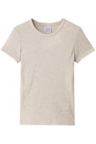 【グッド ピープル グッド ステッチング グッド プロダクト/GOOD PEOPLE GOOD STITCHING GOOD PRODUCT】のクルーネック ショートスリーブ Tシャツ 人気、トレンドファッション・服の通販 founy(ファニー) ファッション Fashion レディースファッション Fashion for Women トップス・カットソー Cut & Sew Tops シャツ・ブラウス・オフィスカジュアル Elegant Blouses & Button-Ups ロングTシャツ・Tシャツ Longline T-Shirts & Tees カットソー・ベーシックTシャツ Cut-and-Sewn Tops / Stretch Tees & Basics ショート Short, Short Length シンプル Simple, Minimal ストレッチ Stretch, Stretchy Fabric スリーブ Sleeve, Long Sleeve / Short Sleeve 今季 This Season, Current Season 定番 Standard, Basic Item thumbnail ベージュ|ID: prp329100004849798 ipo3291000000035508484