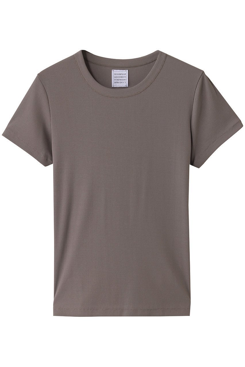 【グッド ピープル グッド ステッチング グッド プロダクト/GOOD PEOPLE GOOD STITCHING GOOD PRODUCT】のクルーネック ショートスリーブ Tシャツ インテリア・キッズ・メンズ・レディースファッション・服の通販 founy(ファニー) 　ファッション　Fashion　レディースファッション　Fashion for Women　トップス・カットソー　Cut & Sew Tops　シャツ・ブラウス・オフィスカジュアル　Elegant Blouses & Button-Ups　ロングTシャツ・Tシャツ　Longline T-Shirts & Tees　カットソー・ベーシックTシャツ　Cut-and-Sewn Tops / Stretch Tees & Basics　ショート　Short, Short Length　シンプル　Simple, Minimal　ストレッチ　Stretch, Stretchy Fabric　スリーブ　Sleeve, Long Sleeve / Short Sleeve　今季　This Season, Current Season　定番　Standard, Basic Item　グレー|ID: prp329100004849798 ipo3291000000035508485