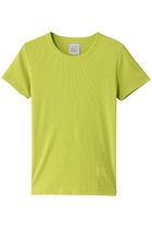 【グッド ピープル グッド ステッチング グッド プロダクト/GOOD PEOPLE GOOD STITCHING GOOD PRODUCT】のクルーネック ショートスリーブ Tシャツ 人気、トレンドファッション・服の通販 founy(ファニー) ファッション Fashion レディースファッション Fashion for Women トップス・カットソー Cut & Sew Tops シャツ・ブラウス・オフィスカジュアル Elegant Blouses & Button-Ups ロングTシャツ・Tシャツ Longline T-Shirts & Tees カットソー・ベーシックTシャツ Cut-and-Sewn Tops / Stretch Tees & Basics ショート Short, Short Length シンプル Simple, Minimal ストレッチ Stretch, Stretchy Fabric スリーブ Sleeve, Long Sleeve / Short Sleeve 今季 This Season, Current Season 定番 Standard, Basic Item thumbnail ライム|ID: prp329100004849798 ipo3291000000035508487