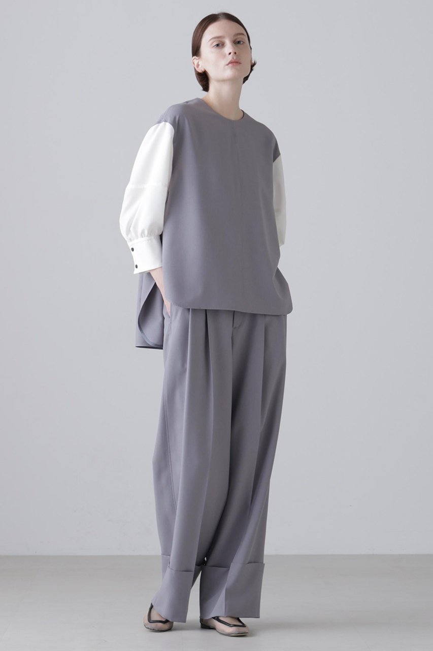 【アドーア/ADORE】のファンクショナルプレーンクロスブラウス 人気、トレンドファッション・服の通販 founy(ファニー) 　ファッション　Fashion　レディースファッション　Fashion for Women　トップス・カットソー　Cut & Sew Tops　シャツ・ブラウス・オフィスカジュアル　Elegant Blouses & Button-Ups　2026年　2026　おすすめ　Recommended / Our Picks　シンプル　Simple, Minimal　スリーブ　Sleeve, Long Sleeve / Short Sleeve　セットアップ　Set-Up, Coordinated Outfit　ロング　Long, Long-Length　夏　Summer　春　Spring　S/S・春夏　SS, Spring/Summer, Warm Season　other-3|ID: prp329100004849799 ipo3291000000035511171