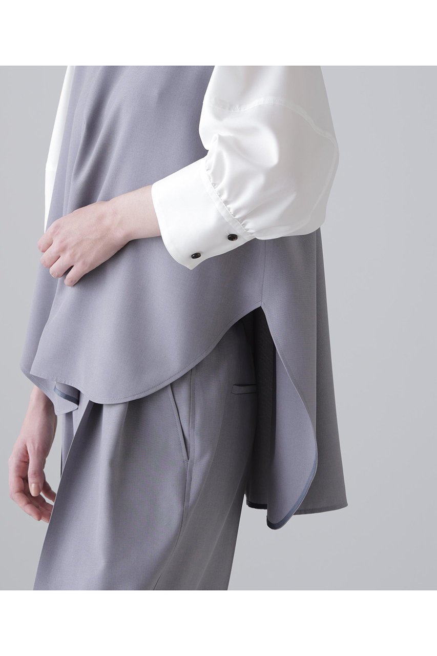 【アドーア/ADORE】のファンクショナルプレーンクロスブラウス 人気、トレンドファッション・服の通販 founy(ファニー) 　ファッション　Fashion　レディースファッション　Fashion for Women　トップス・カットソー　Cut & Sew Tops　シャツ・ブラウス・オフィスカジュアル　Elegant Blouses & Button-Ups　おすすめ　Recommended / Our Picks　ショート　Short, Short Length　シンプル　Simple, Minimal　スリーブ　Sleeve, Long Sleeve / Short Sleeve　セットアップ　Set-Up, Coordinated Outfit　再入荷　Restock / Back in Stock　other-8|ID: prp329100004849799 ipo3291000000035998419